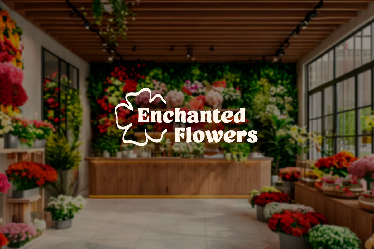 FLOWER SHOP BRAND IDENTITY | Enchanted flowers — Изображение №1 — Брендинг на Dprofile