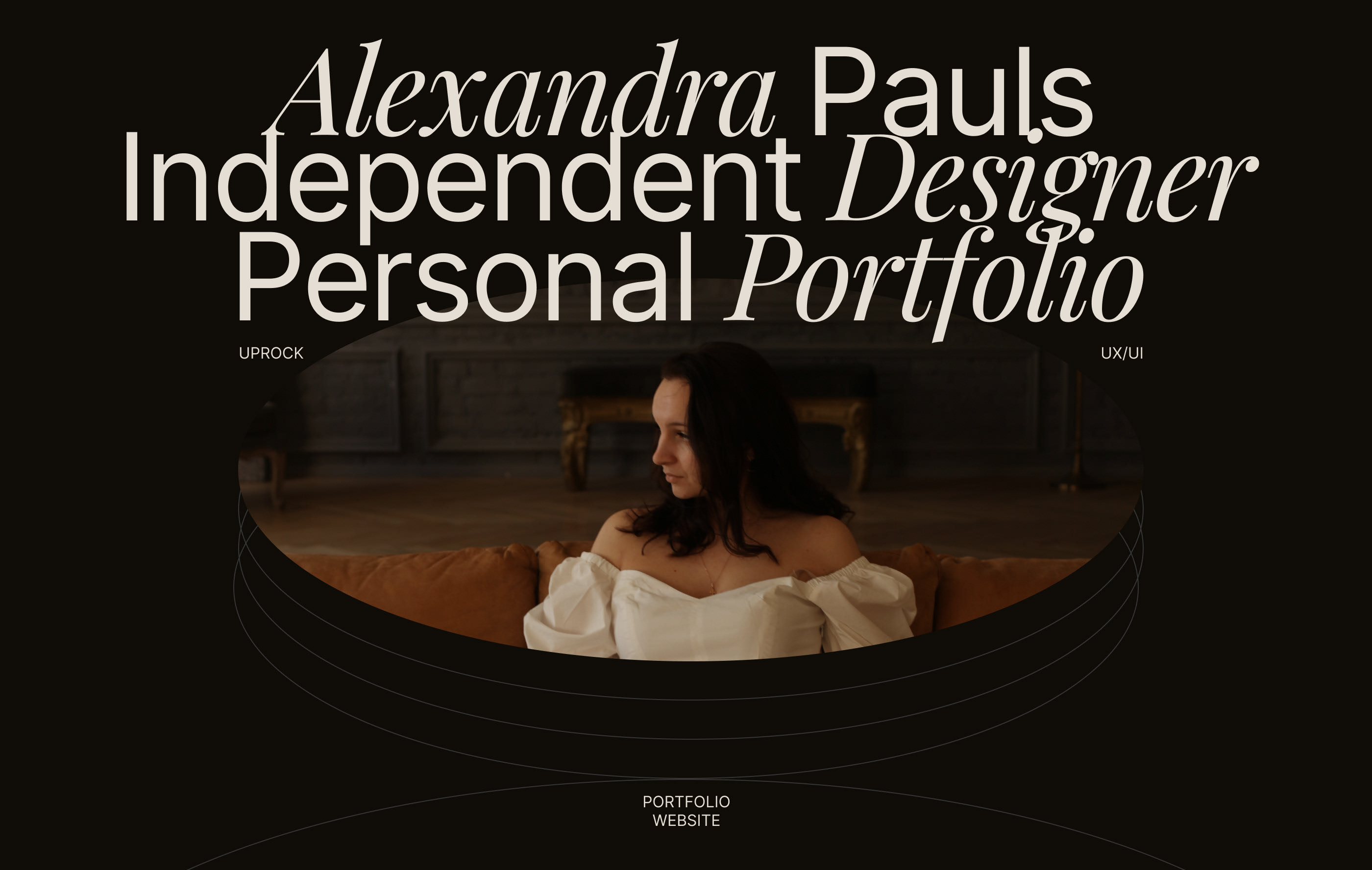 Personal portfolio site — Изображение №1 — Интерфейсы на Dprofile