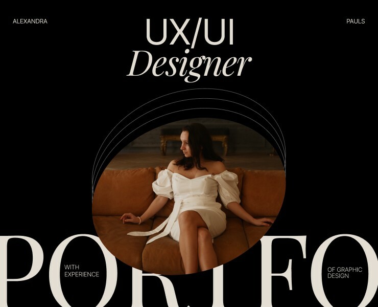 Personal portfolio site — Интерфейсы на Dprofile