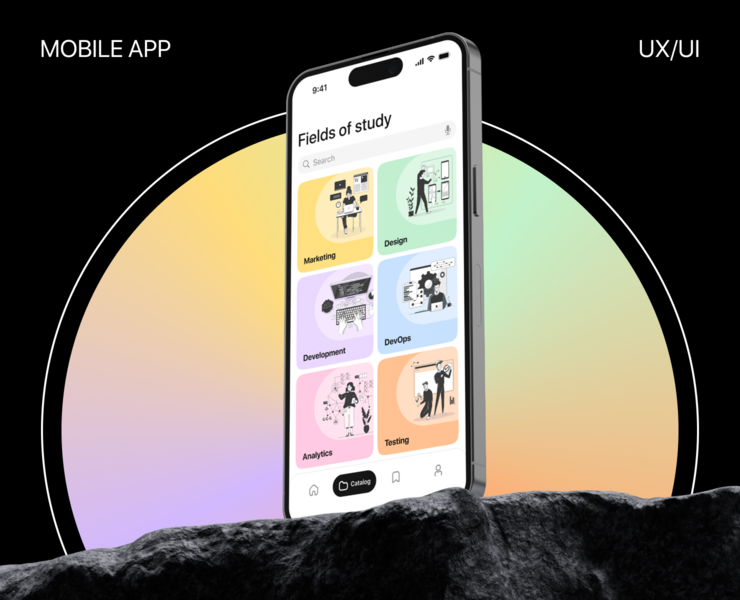 Learn2Earn • E-learning mobile app — Интерфейсы на Dprofile