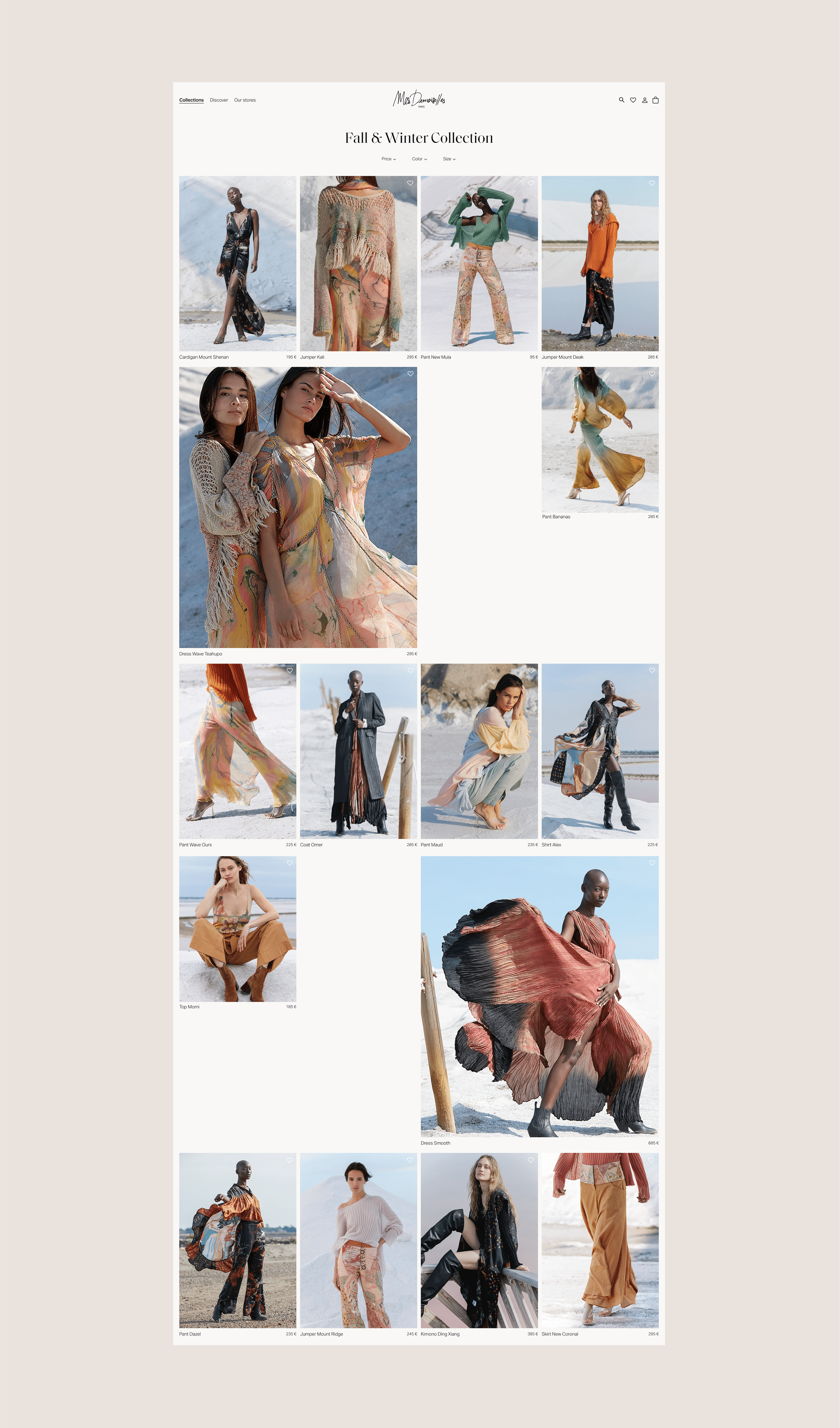 MesDemoiselles / E-commerce redesign — Изображение №4 — Интерфейсы на Dprofile