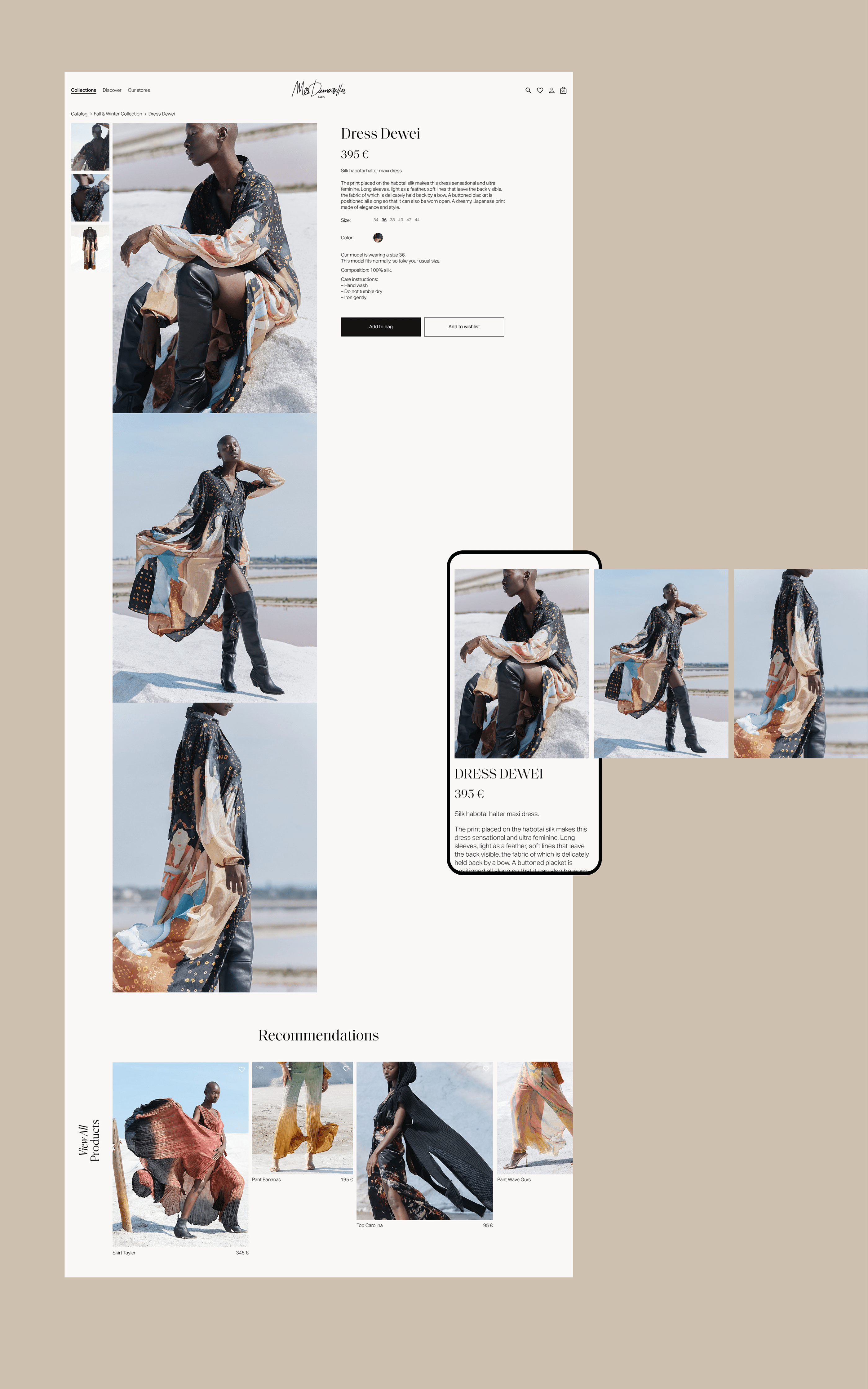 MesDemoiselles / E-commerce redesign — Изображение №8 — Интерфейсы на Dprofile