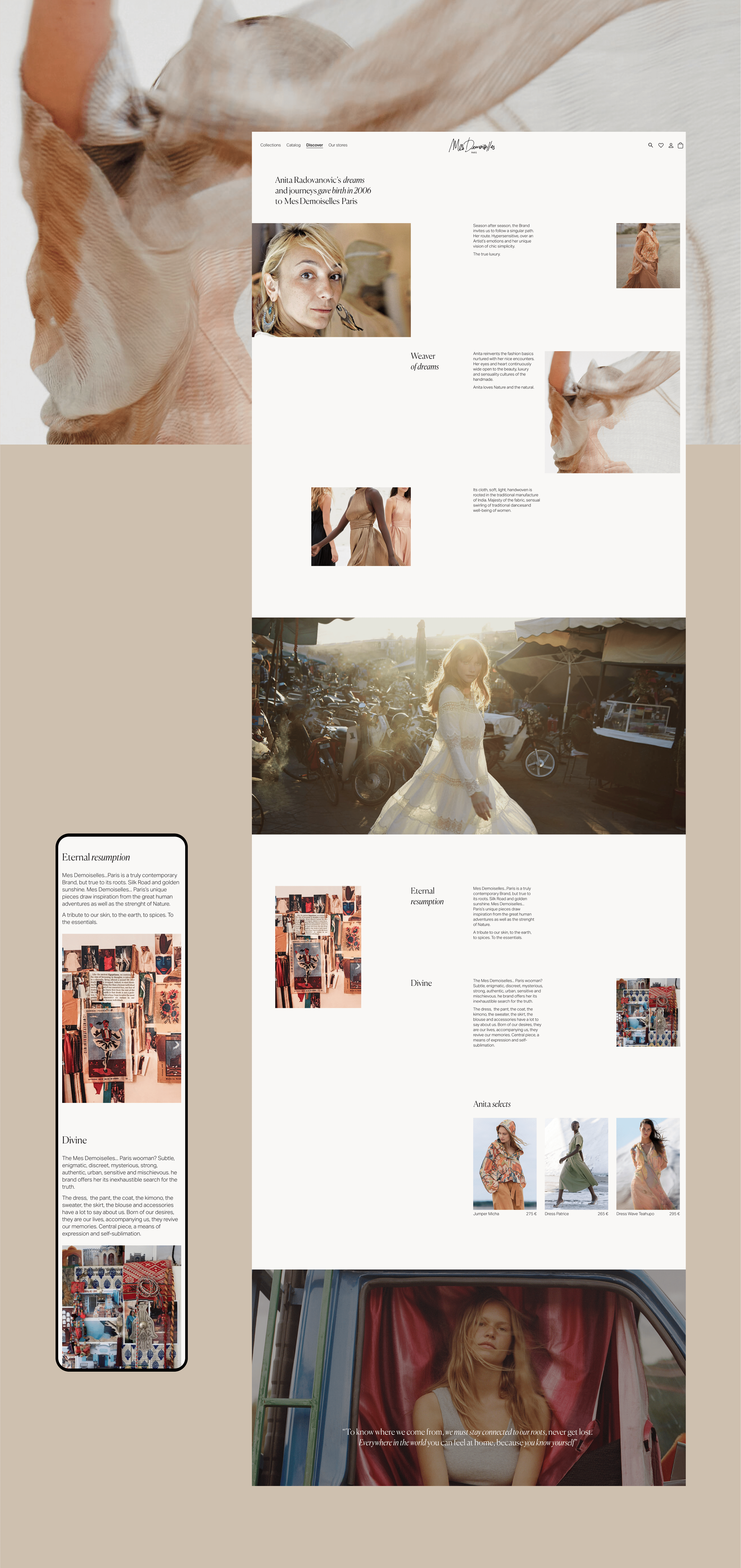 MesDemoiselles / E-commerce redesign — Изображение №7 — Интерфейсы на Dprofile