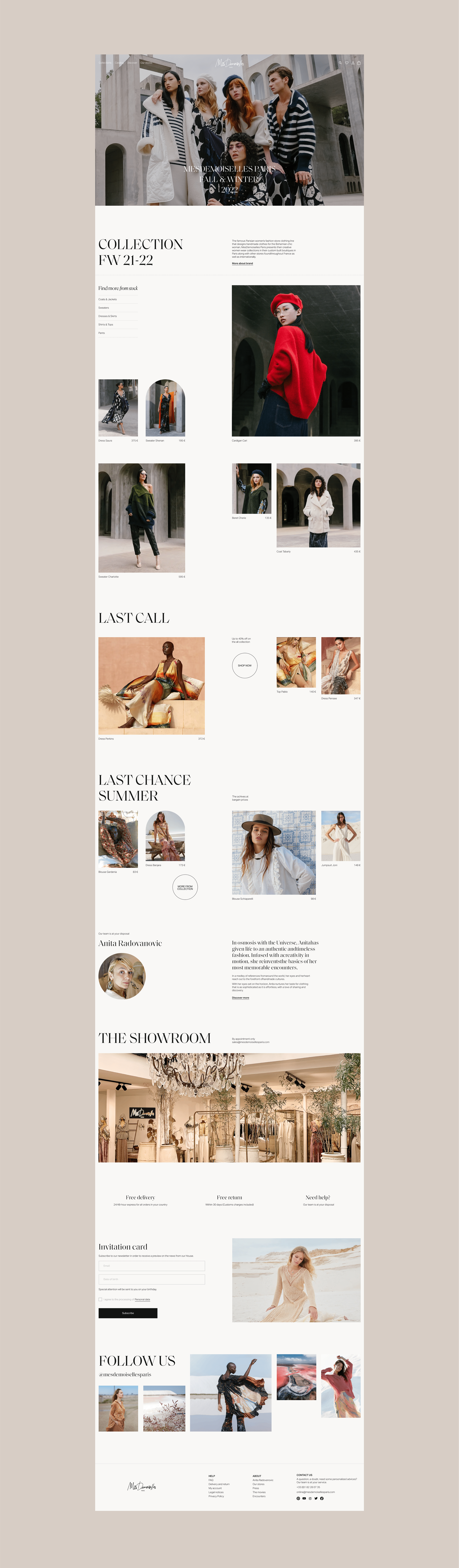 MesDemoiselles / E-commerce redesign — Изображение №2 — Интерфейсы на Dprofile