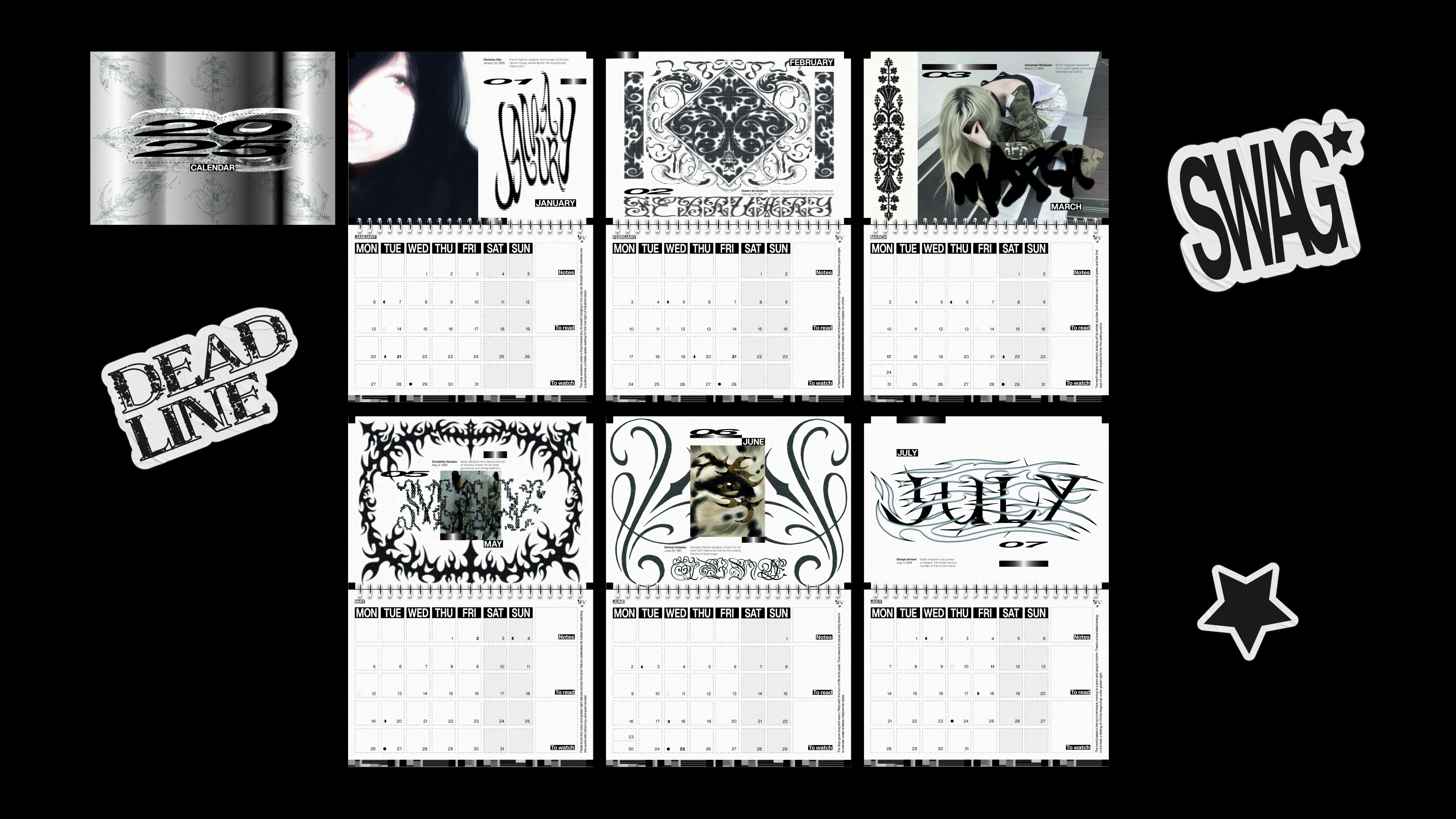 2025 CALENDAR / календарь — Изображение №7 — Графика на Dprofile