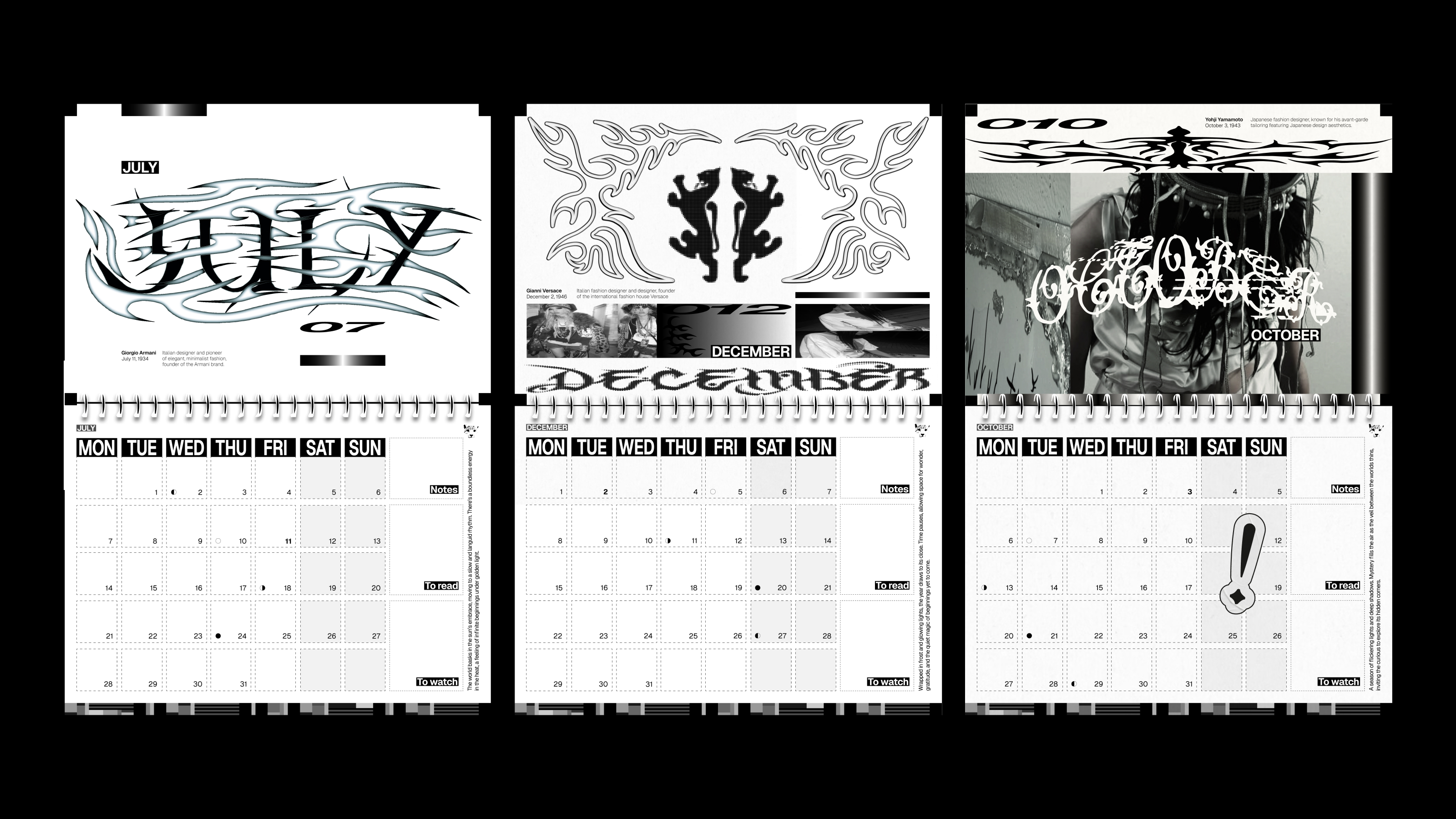 2025 CALENDAR / календарь — Изображение №6 — Графика на Dprofile