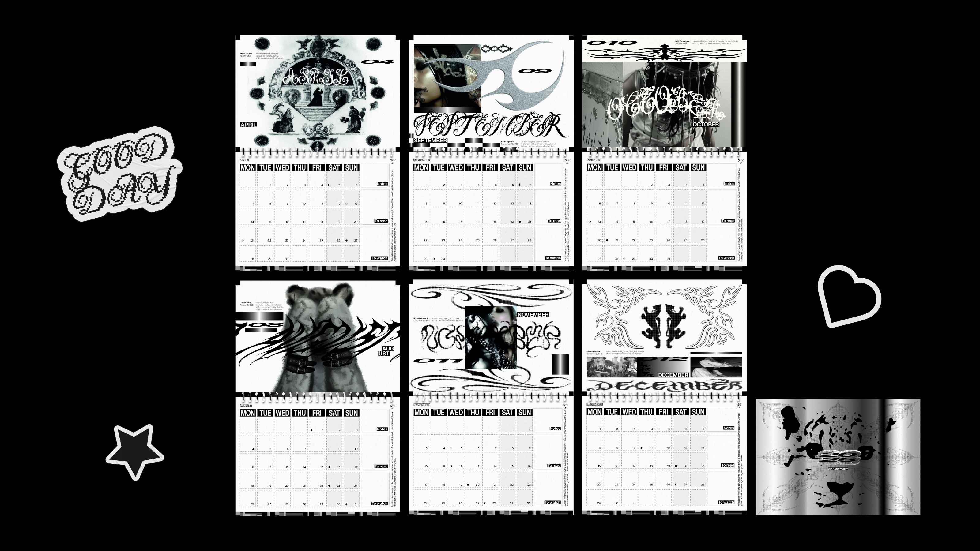 2025 CALENDAR / календарь — Изображение №8 — Графика на Dprofile