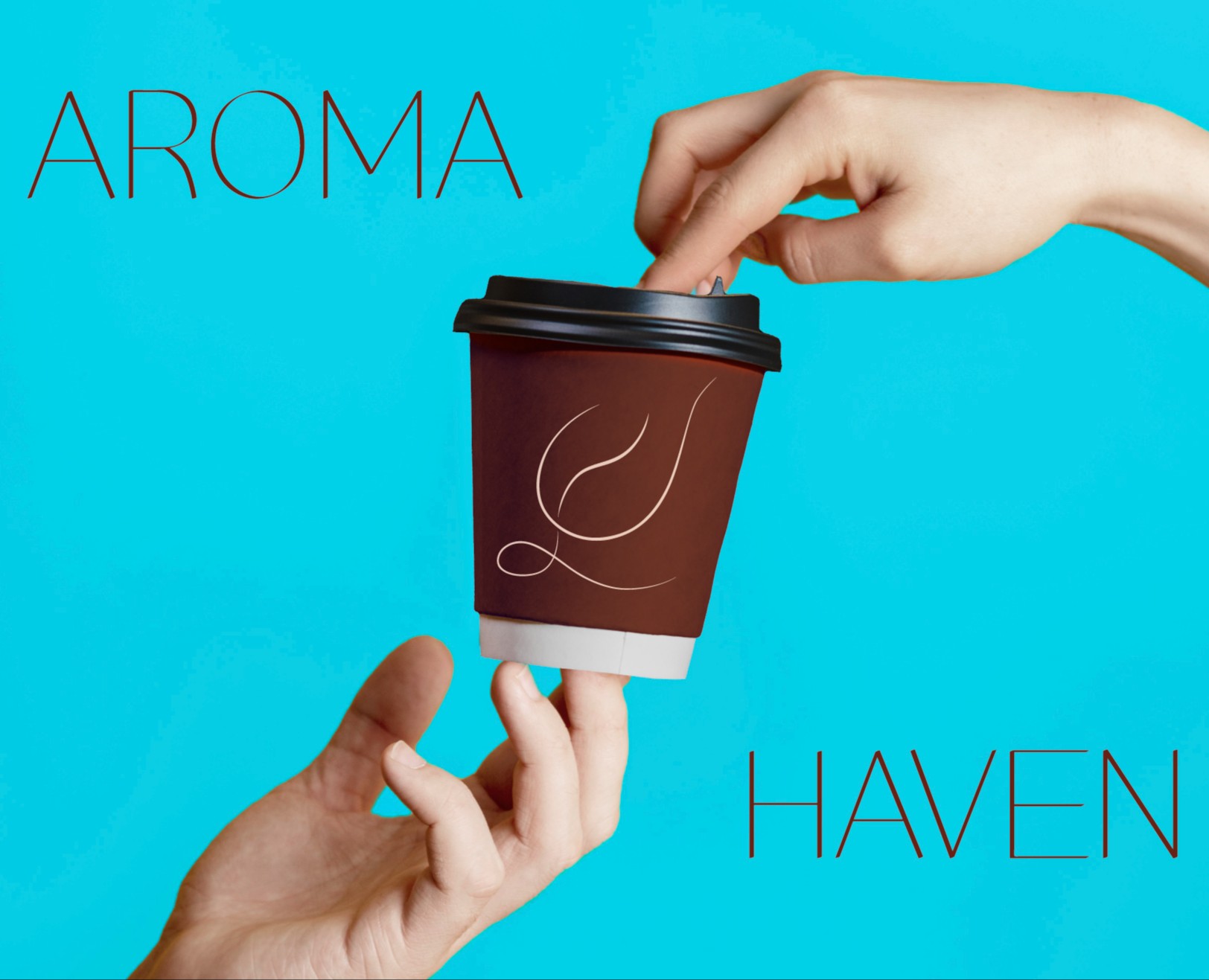 Логотип для кофейни Aroma Haven — Брендинг на Dprofile