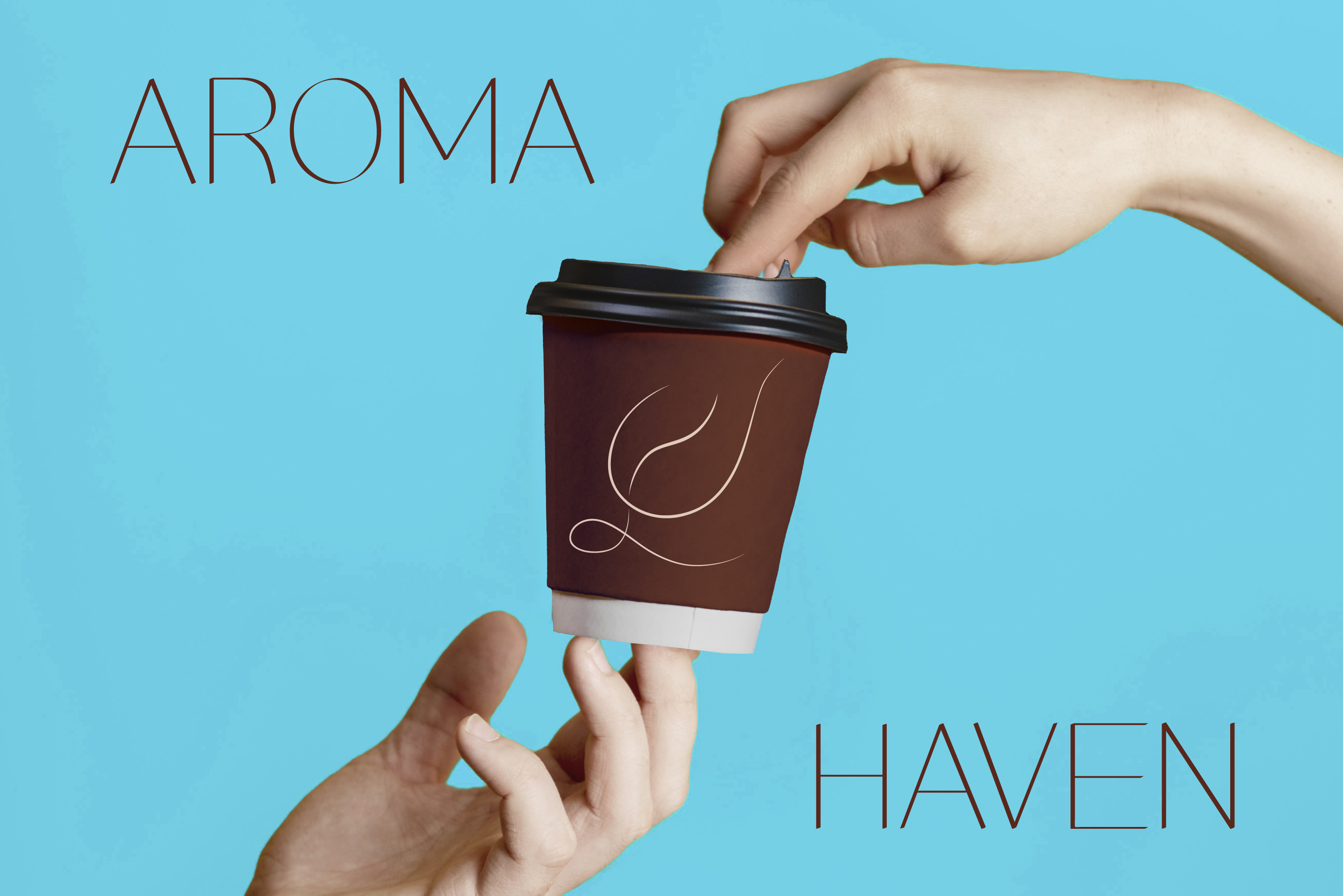 Логотип для кофейни Aroma Haven — Изображение №1 — Брендинг на Dprofile
