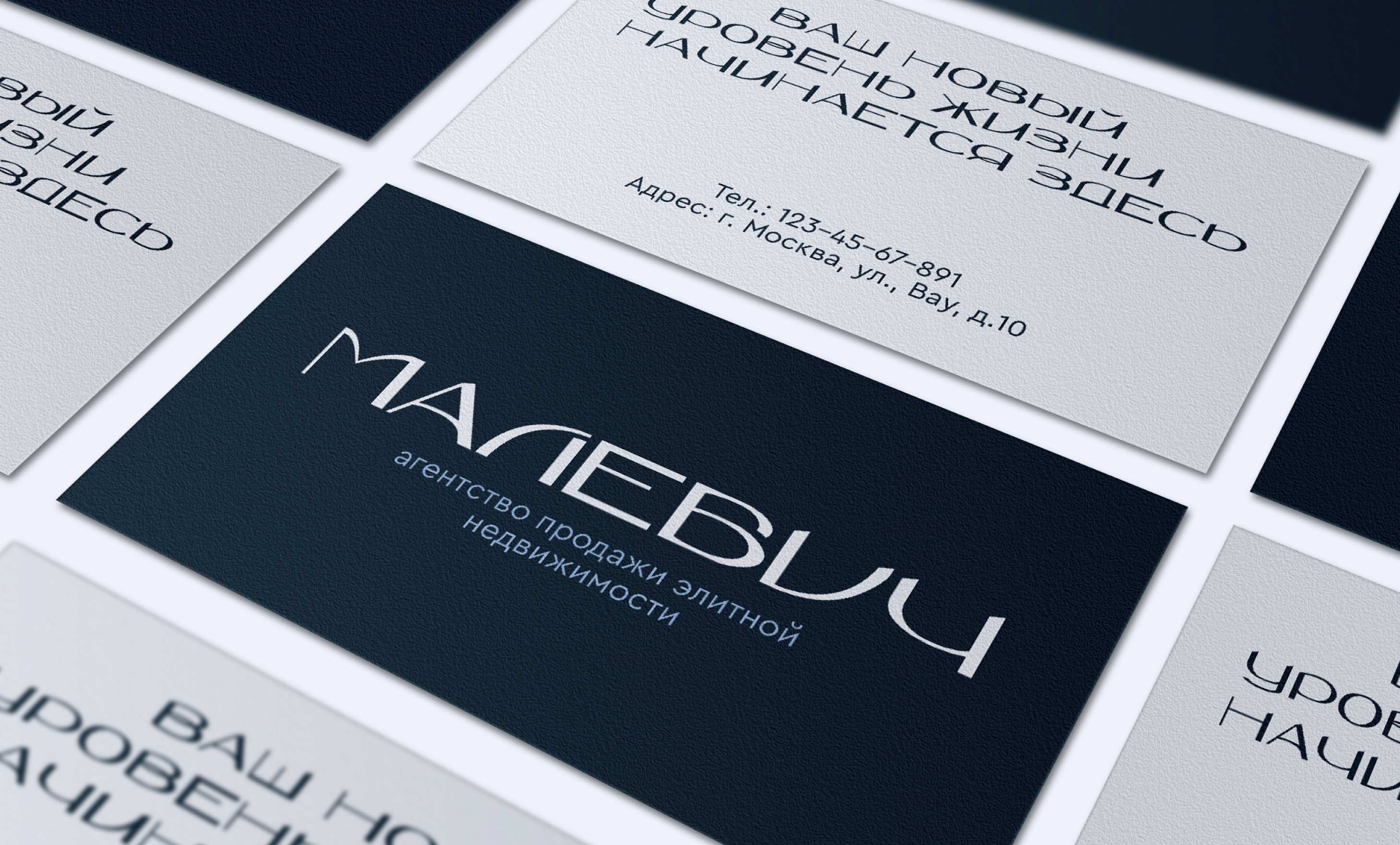Шрифтовой логотип для агентства недвижимости «Малевич» — Изображение №4 — Брендинг на Dprofile