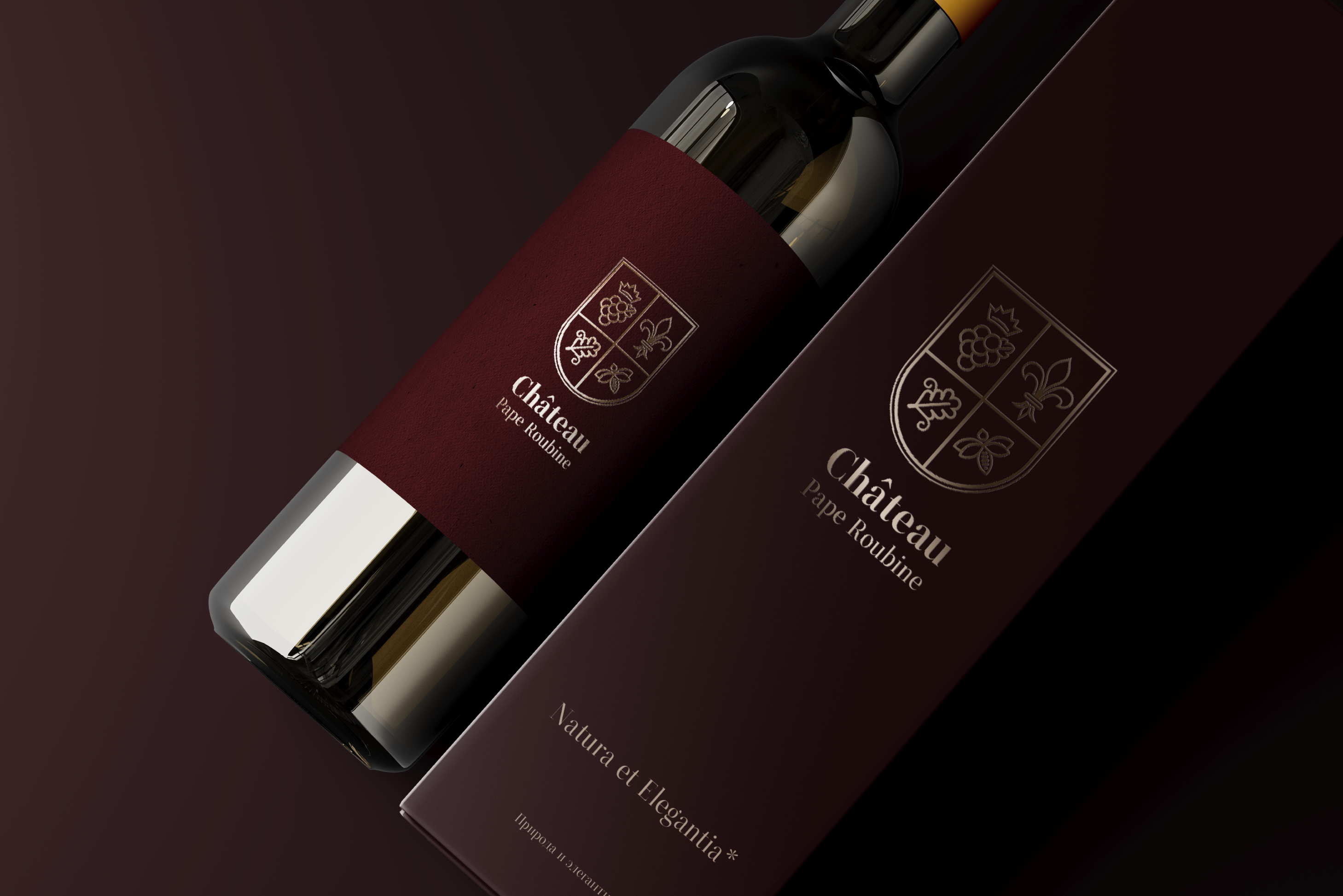 Chateau Pape Roubine | Логотип | Фирменный стиль — Изображение №6 — Брендинг на Dprofile