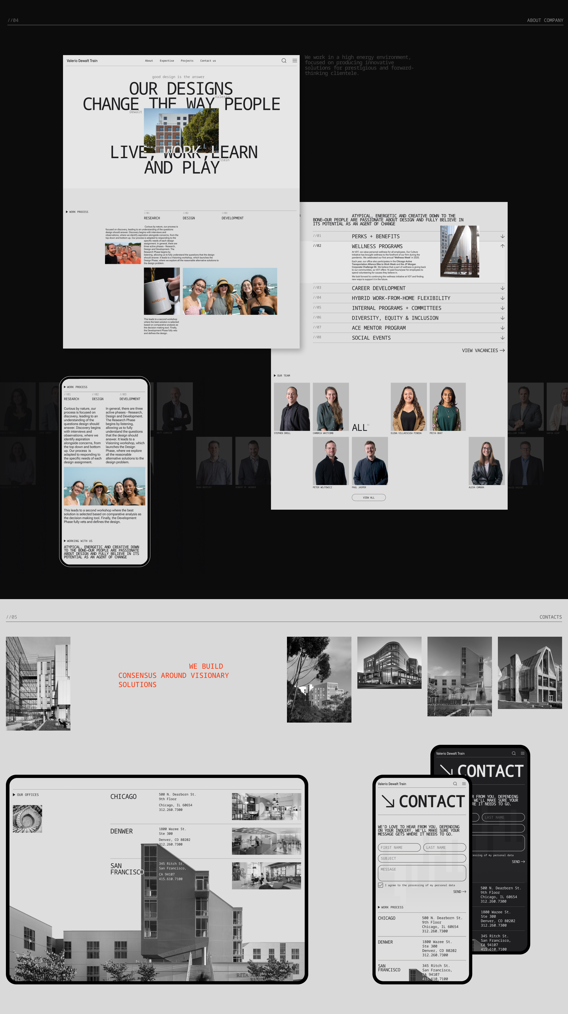 Valerio Dewalt Train | Corporate redesign — Изображение №6 — Интерфейсы, Брендинг на Dprofile
