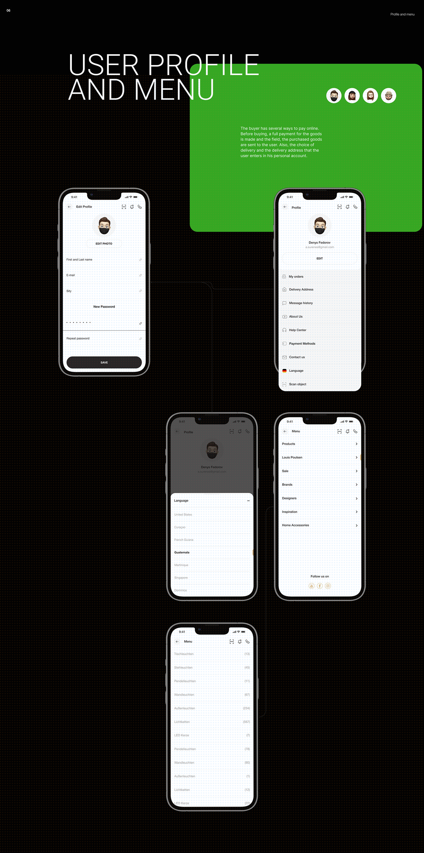 LampenMeister App — Изображение №10 — Интерфейсы на Dprofile