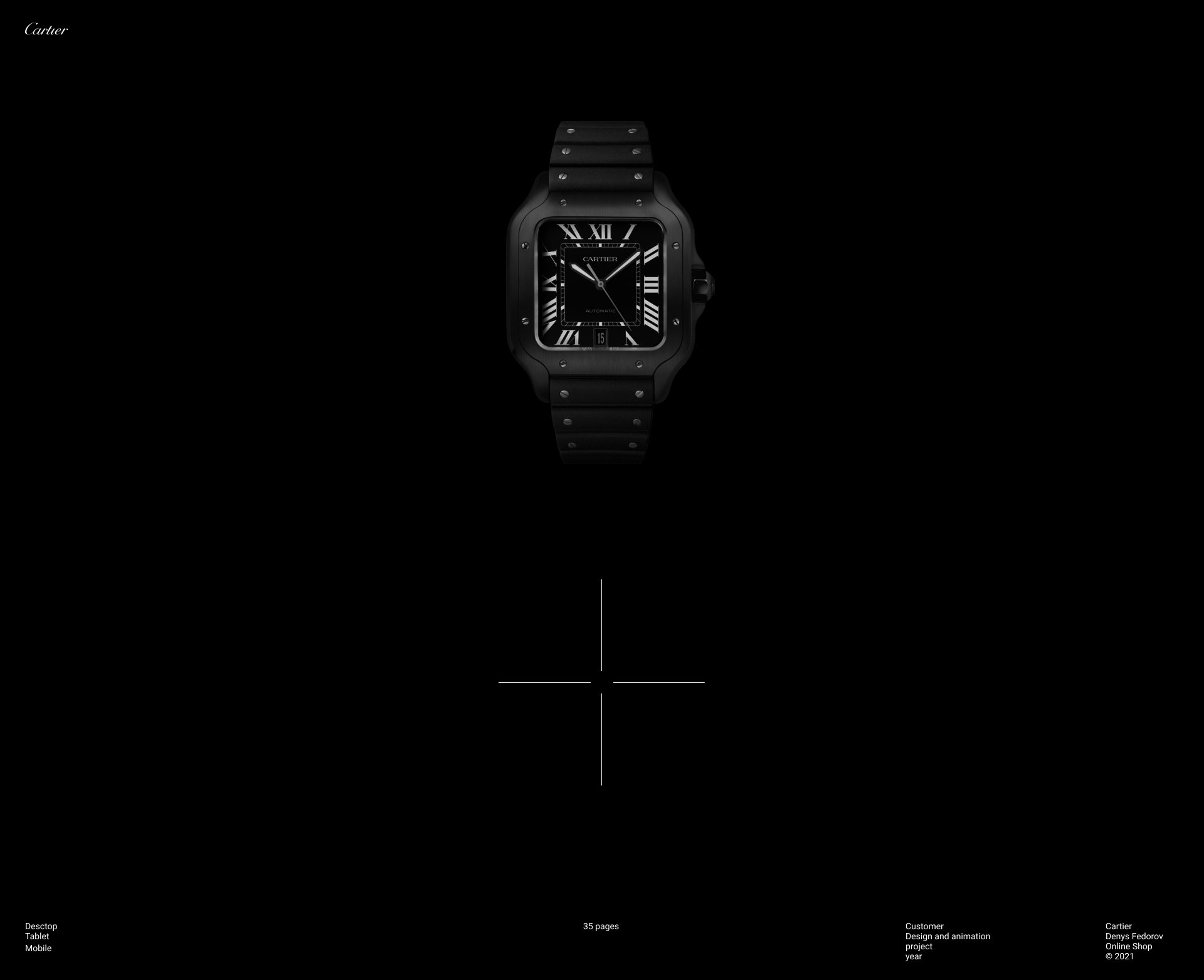 Cartier (watches Ukraine) — Изображение №1 — Интерфейсы на Dprofile