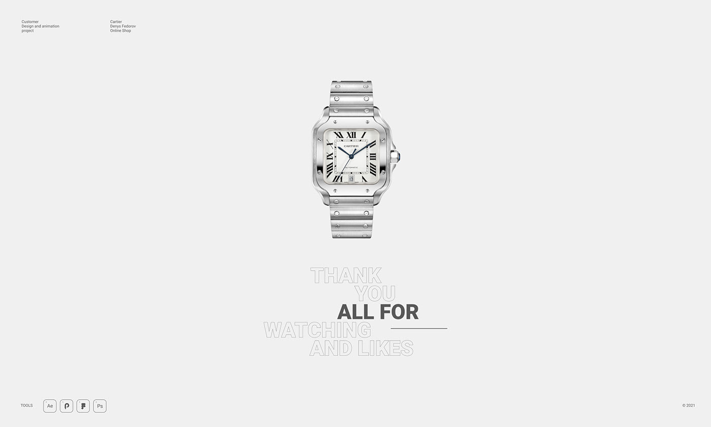 Cartier (watches Ukraine) — Изображение №31 — Интерфейсы на Dprofile