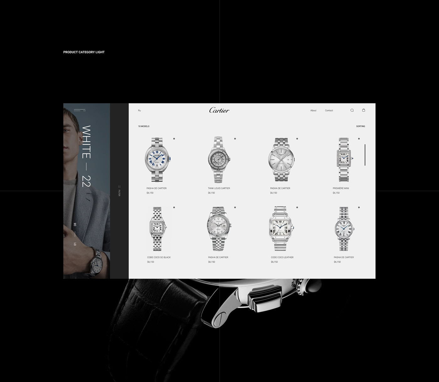 Cartier (watches Ukraine) — Изображение №17 — Интерфейсы на Dprofile