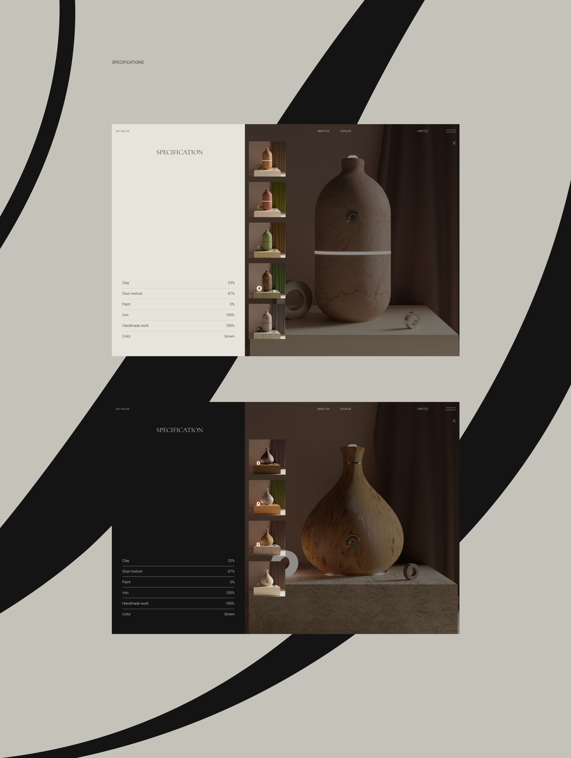 ArtDecor — Изображение №17 — Интерфейсы, Брендинг на Dprofile