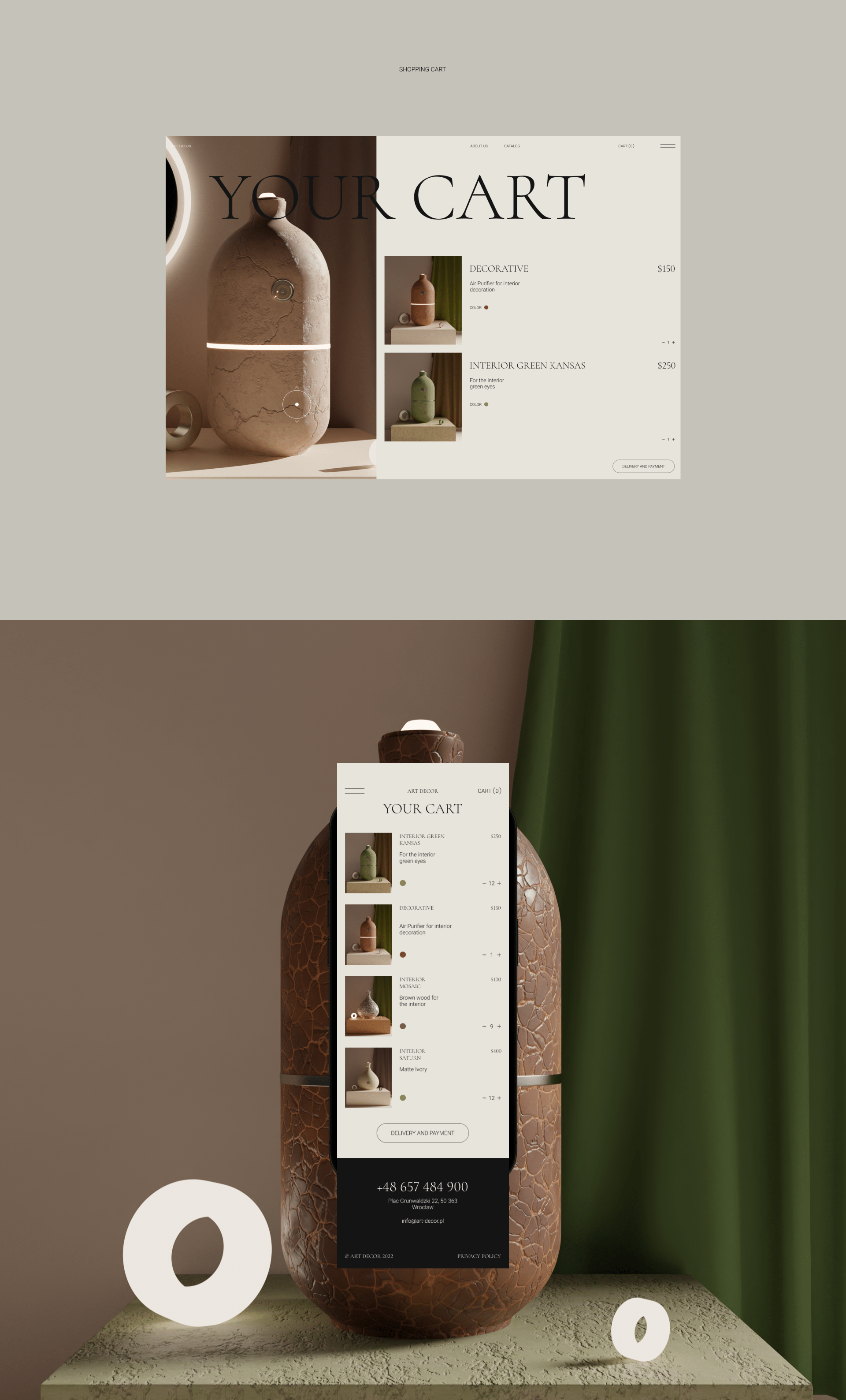 ArtDecor — Изображение №16 — Интерфейсы, Брендинг на Dprofile