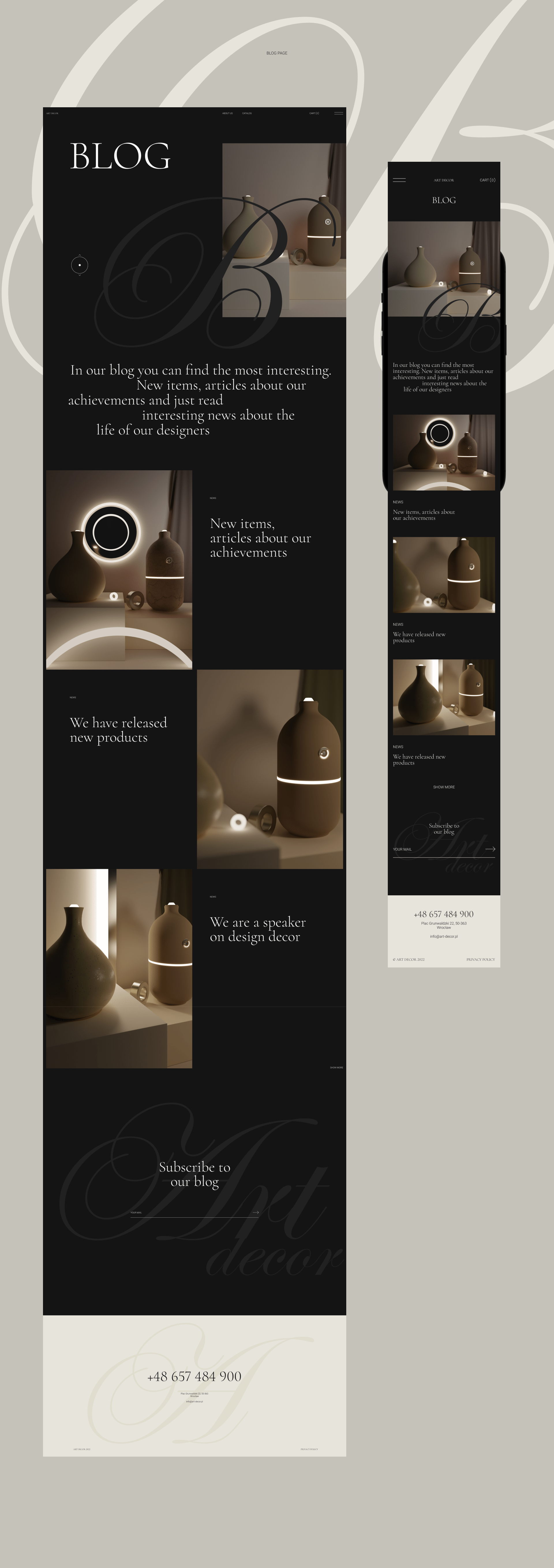 ArtDecor — Изображение №24 — Интерфейсы, Брендинг на Dprofile