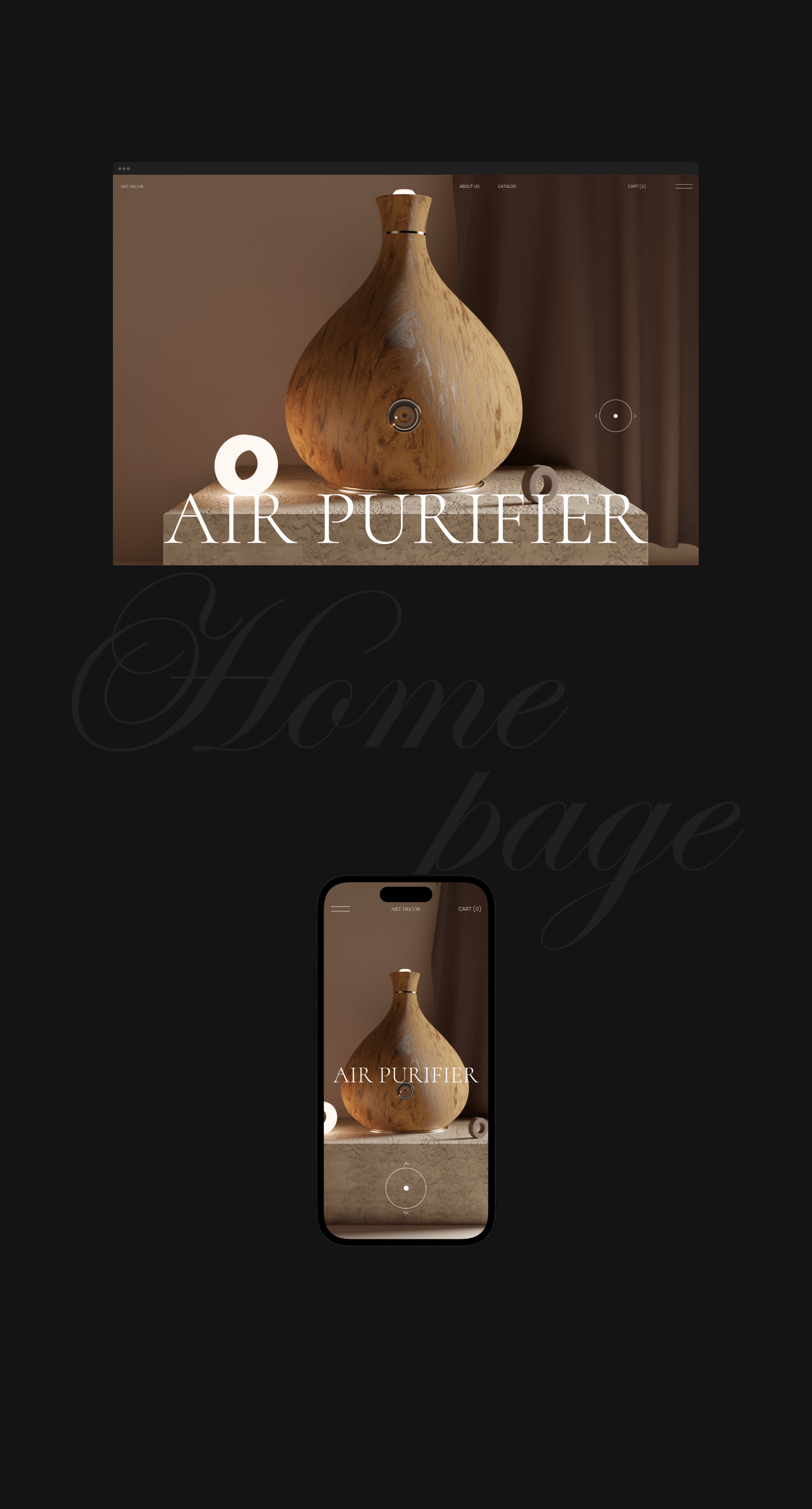 ArtDecor — Изображение №4 — Интерфейсы, Брендинг на Dprofile