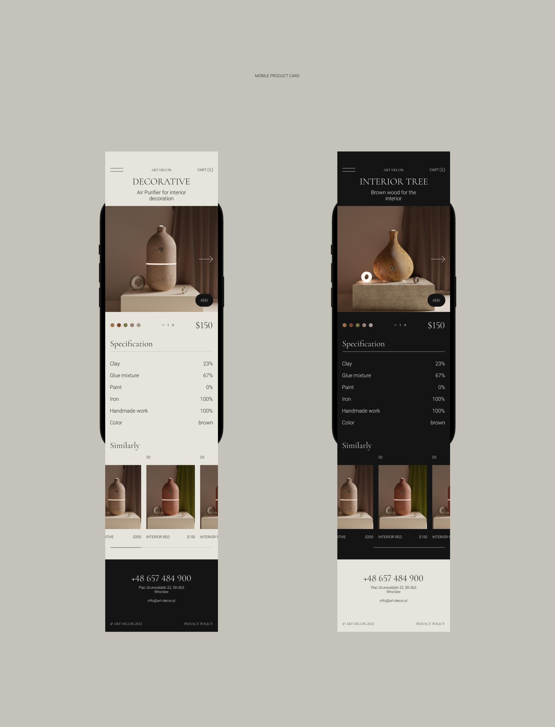 ArtDecor — Изображение №12 — Интерфейсы, Брендинг на Dprofile