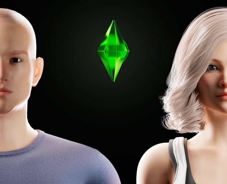 The Sims Ad Concept. Yandex.Eda на Dprofile