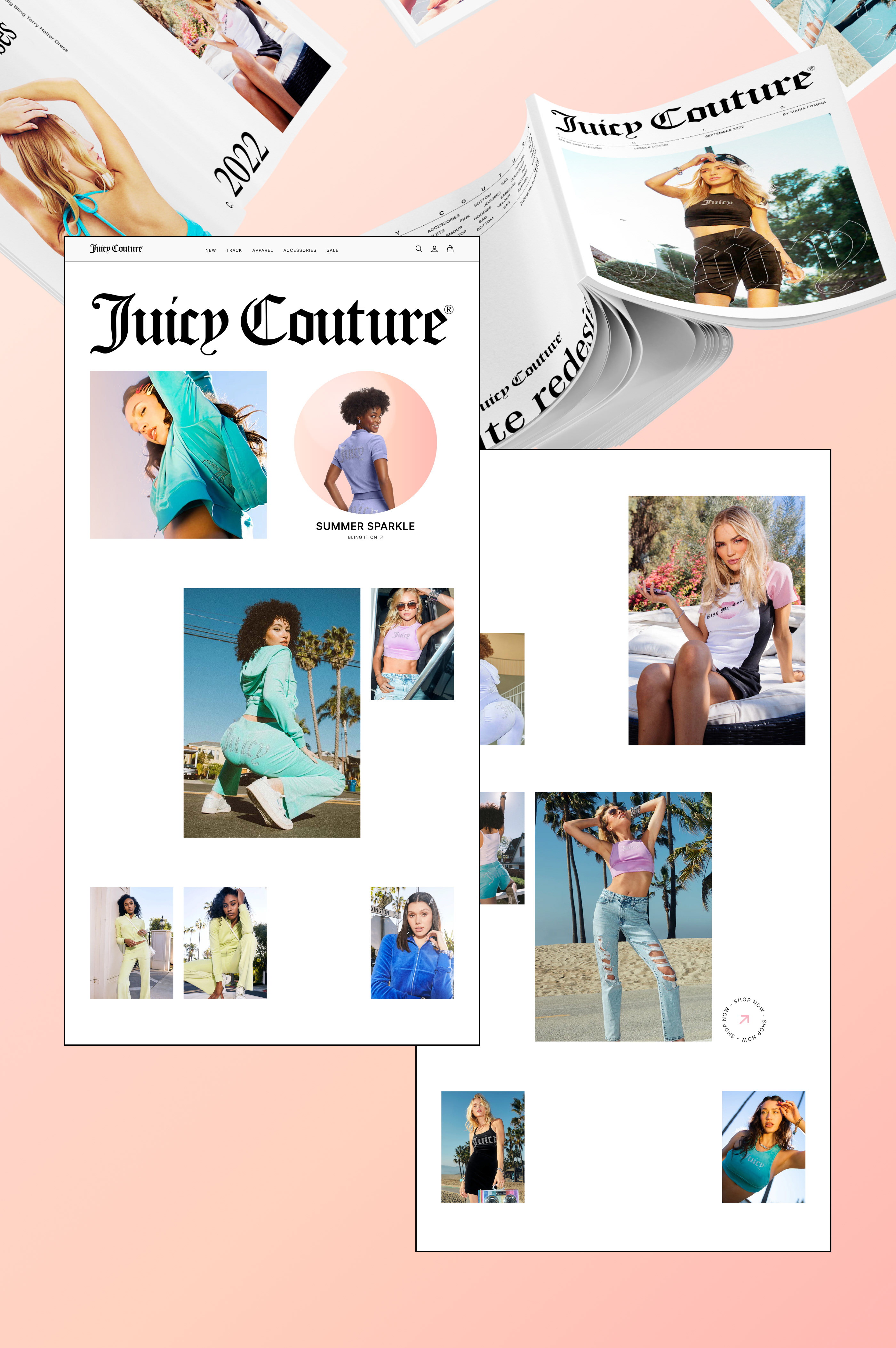 Juicy Couture | E-commerce redesign concept — Изображение №5 — Интерфейсы, Брендинг на Dprofile