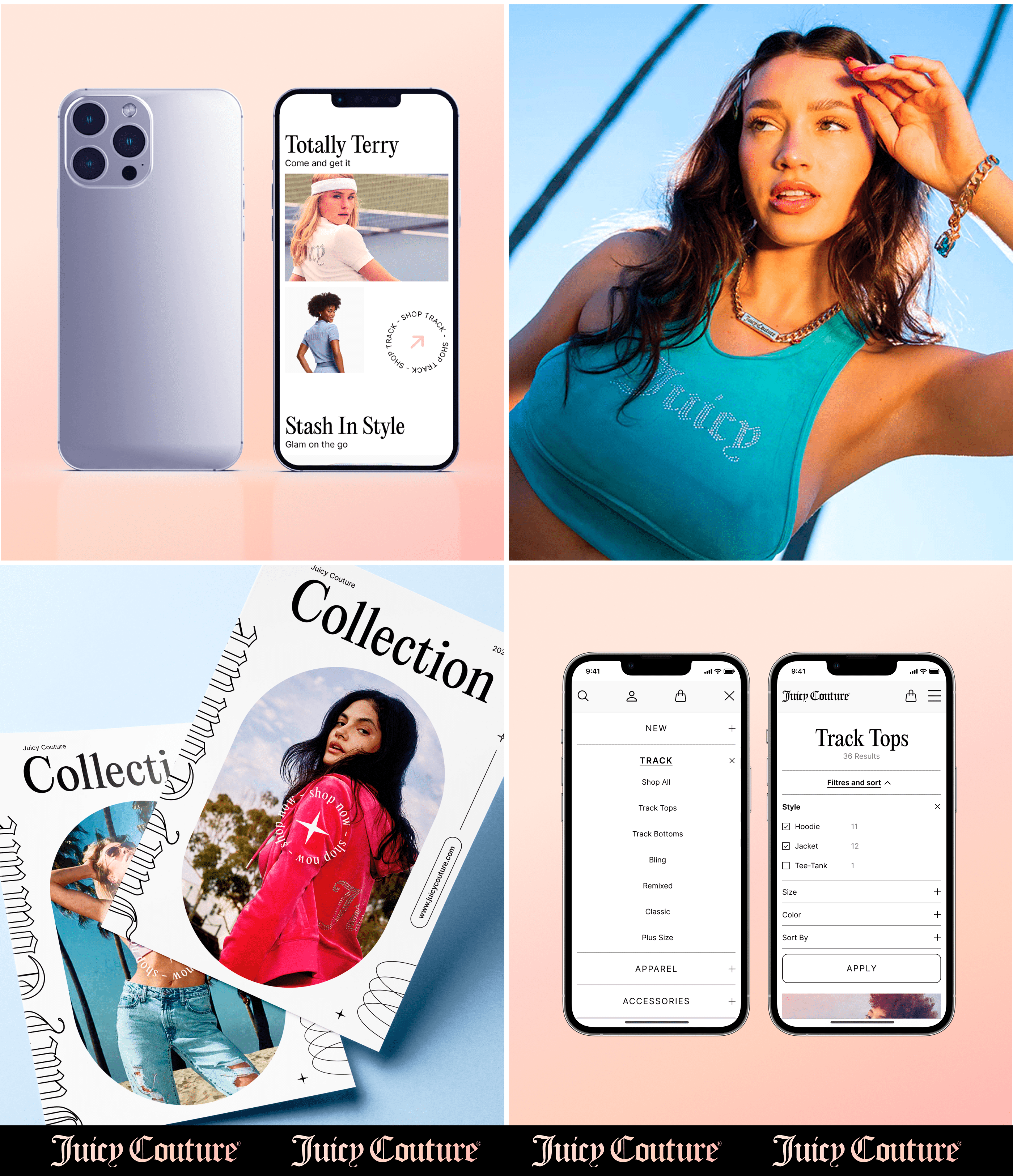 Juicy Couture | E-commerce redesign concept — Изображение №2 — Интерфейсы, Брендинг на Dprofile