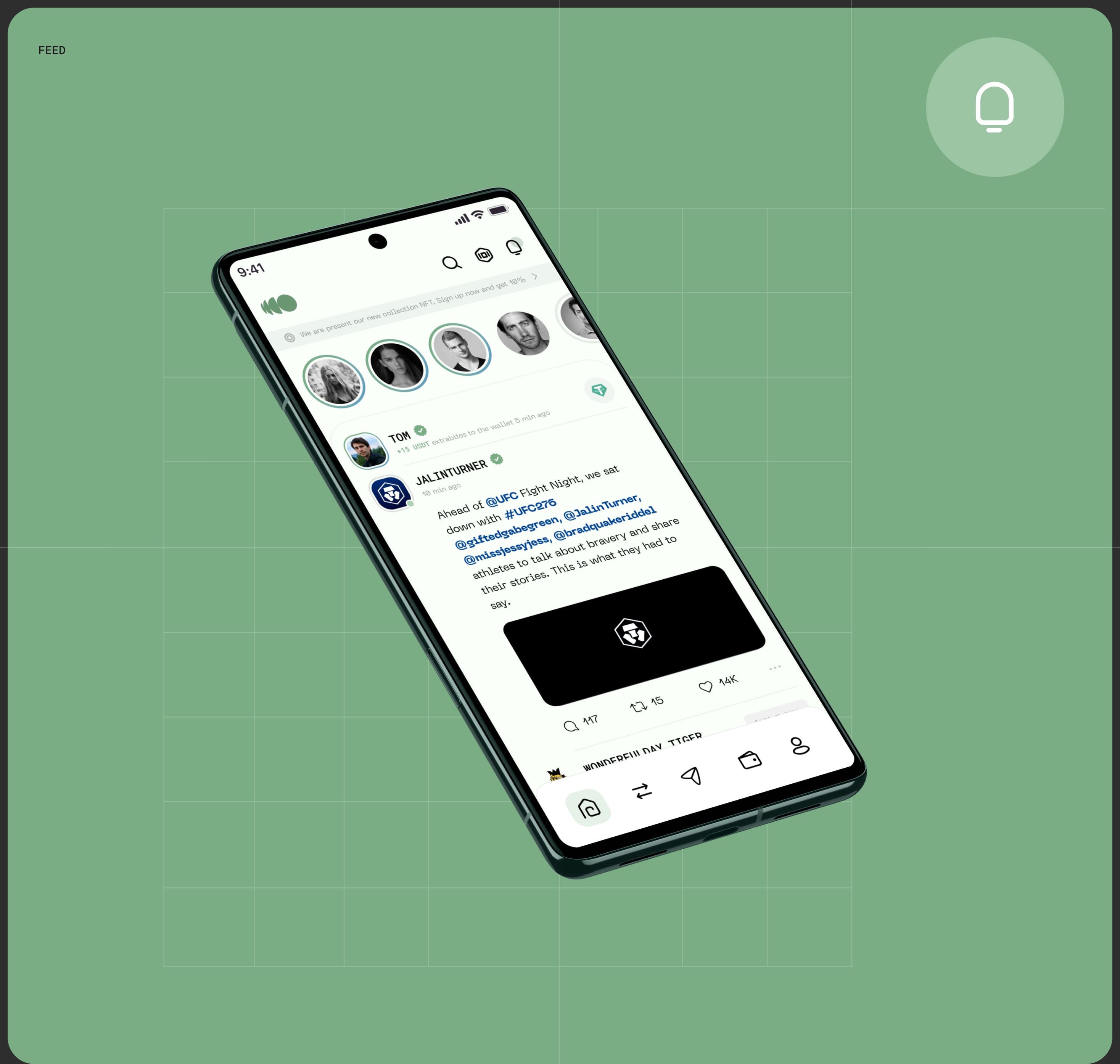 Сrypto app / nft / chating — Изображение №15 — Интерфейсы на Dprofile