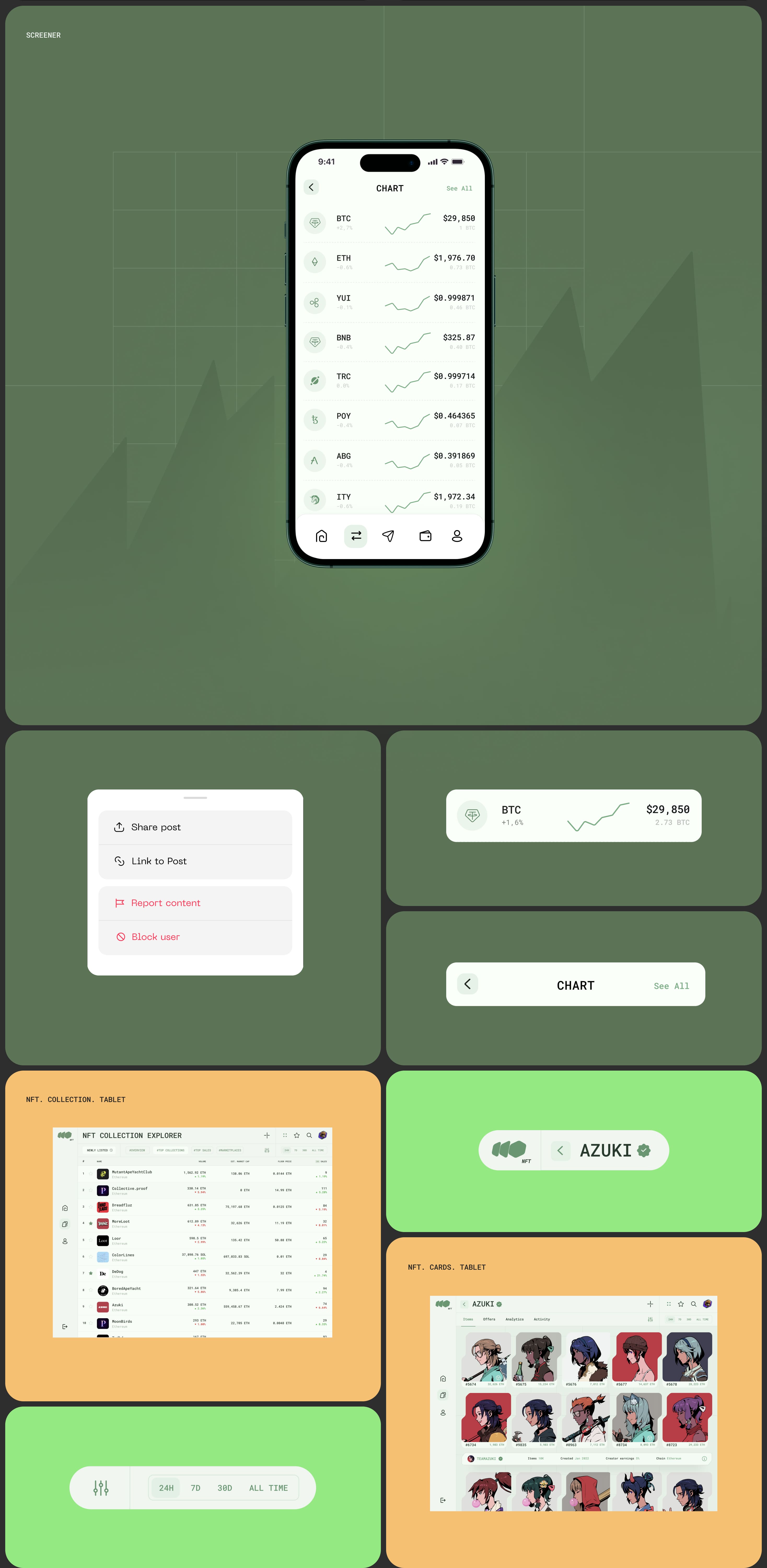 Сrypto app / nft / chating — Изображение №21 — Интерфейсы на Dprofile