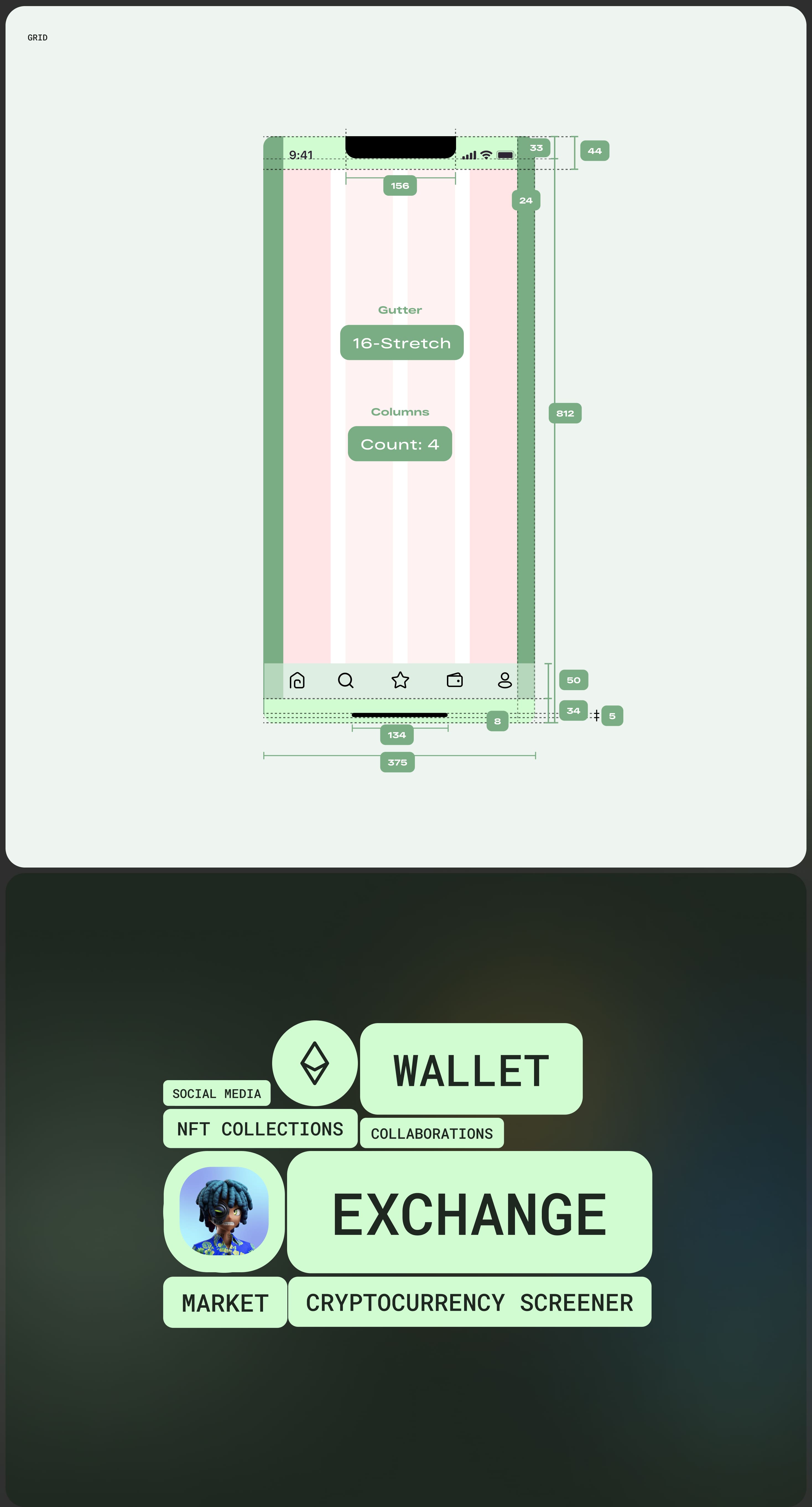 Сrypto app / nft / chating — Изображение №5 — Интерфейсы на Dprofile
