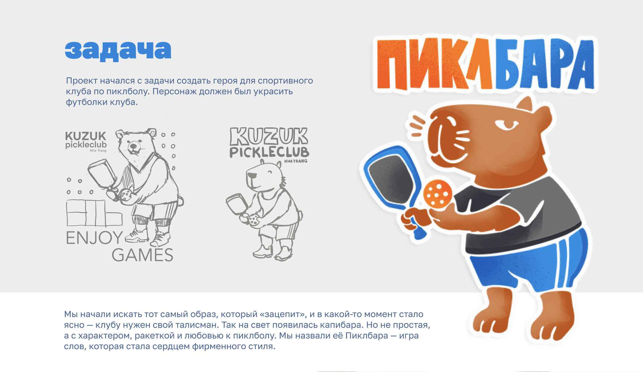 Маскот для клуба по пиклболу — Изображение №2 — Брендинг, Иллюстрация на Dprofile