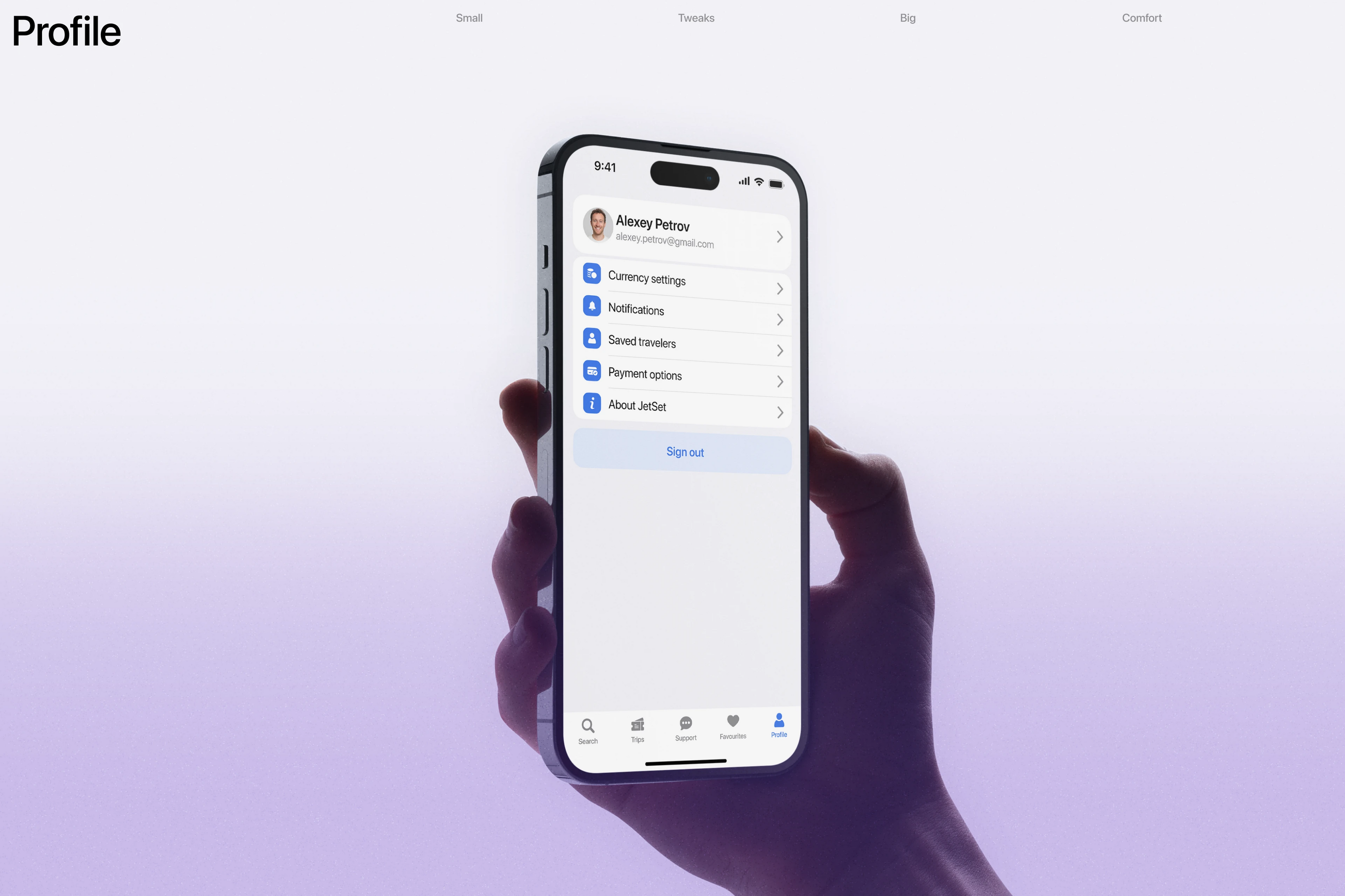 JetSet® Mobile App — Изображение №18 — Интерфейсы на Dprofile