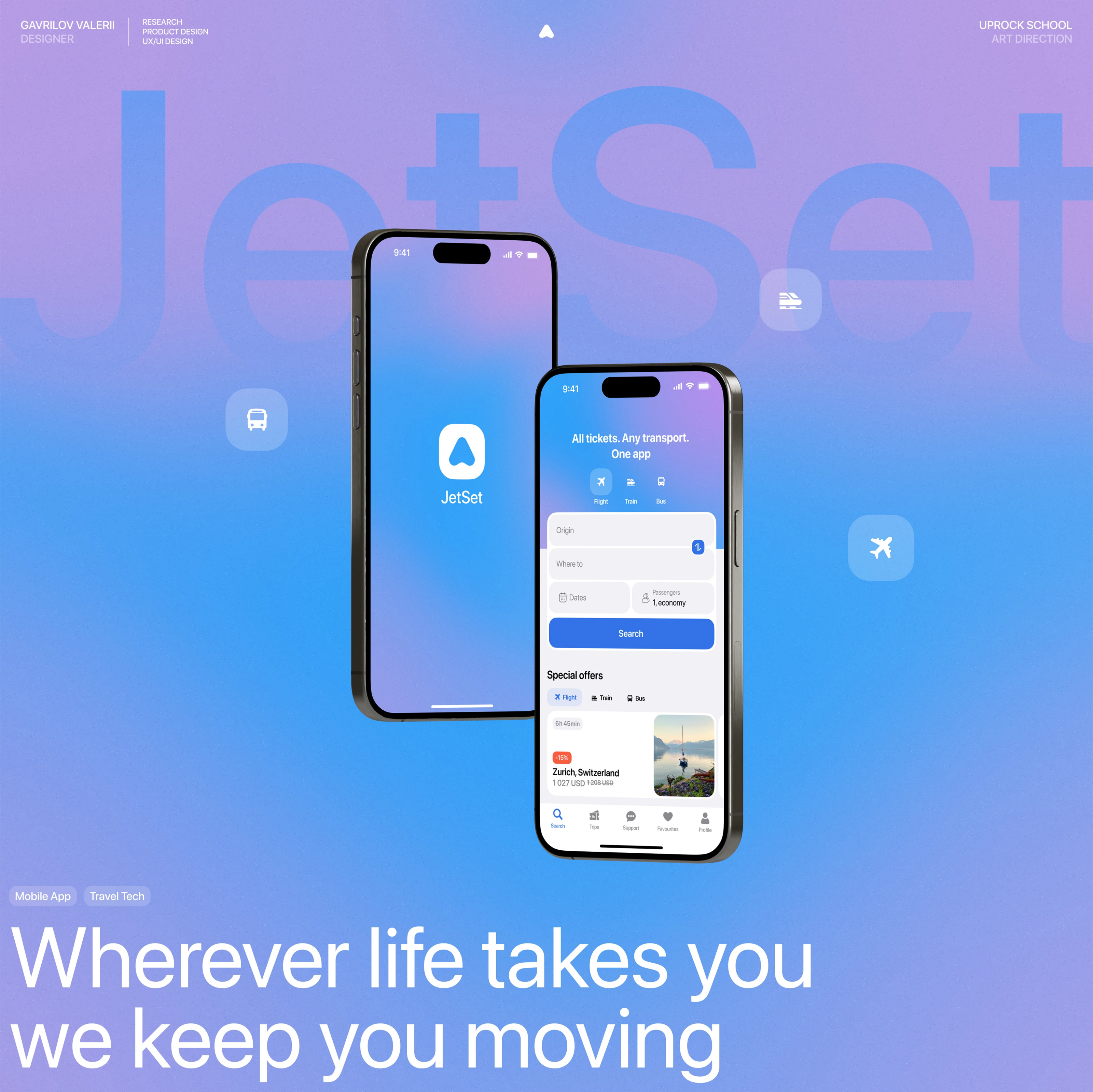 JetSet® Mobile App — Изображение №1 — Интерфейсы на Dprofile