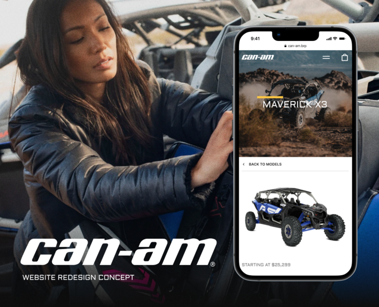 Can-Am Website Redesign Concept — Интерфейсы на Dprofile