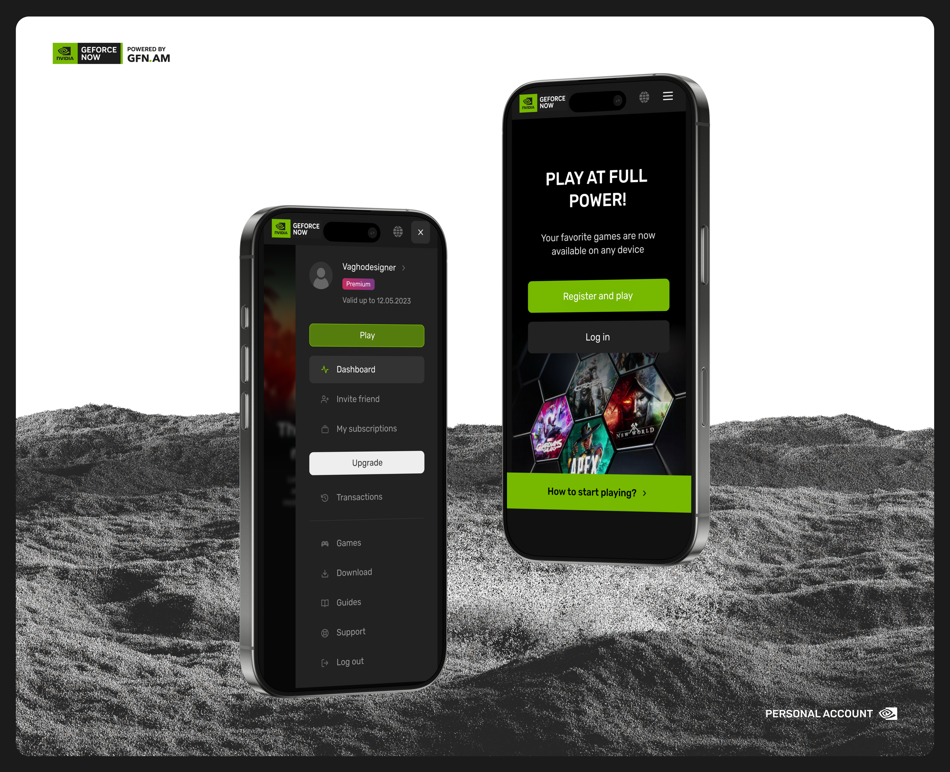 NVIDIA (GFN Support and Guides) — Изображение №5 — Интерфейсы на Dprofile