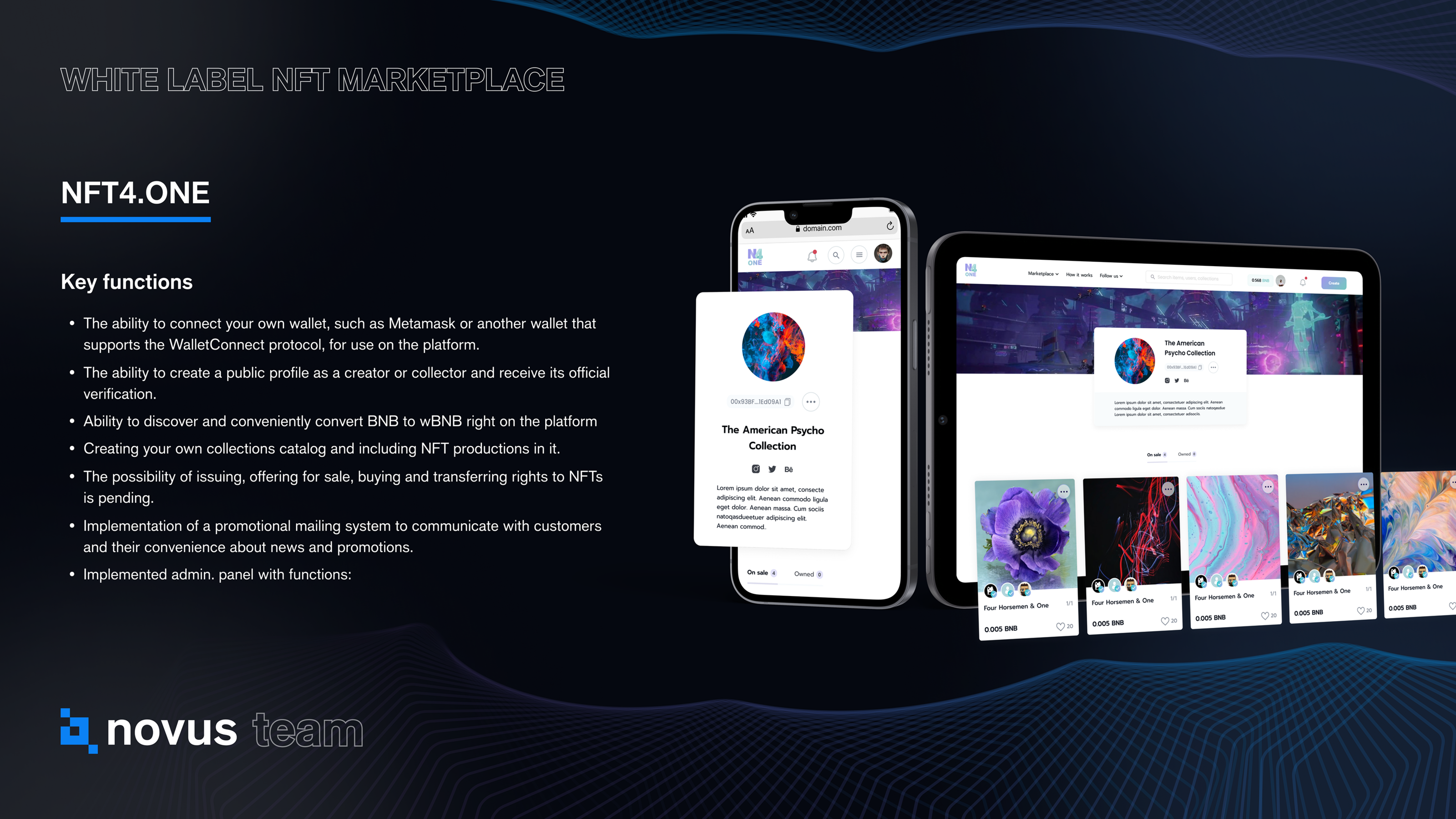 Novus team projects presentation — Изображение №14 — Интерфейсы, Брендинг на Dprofile