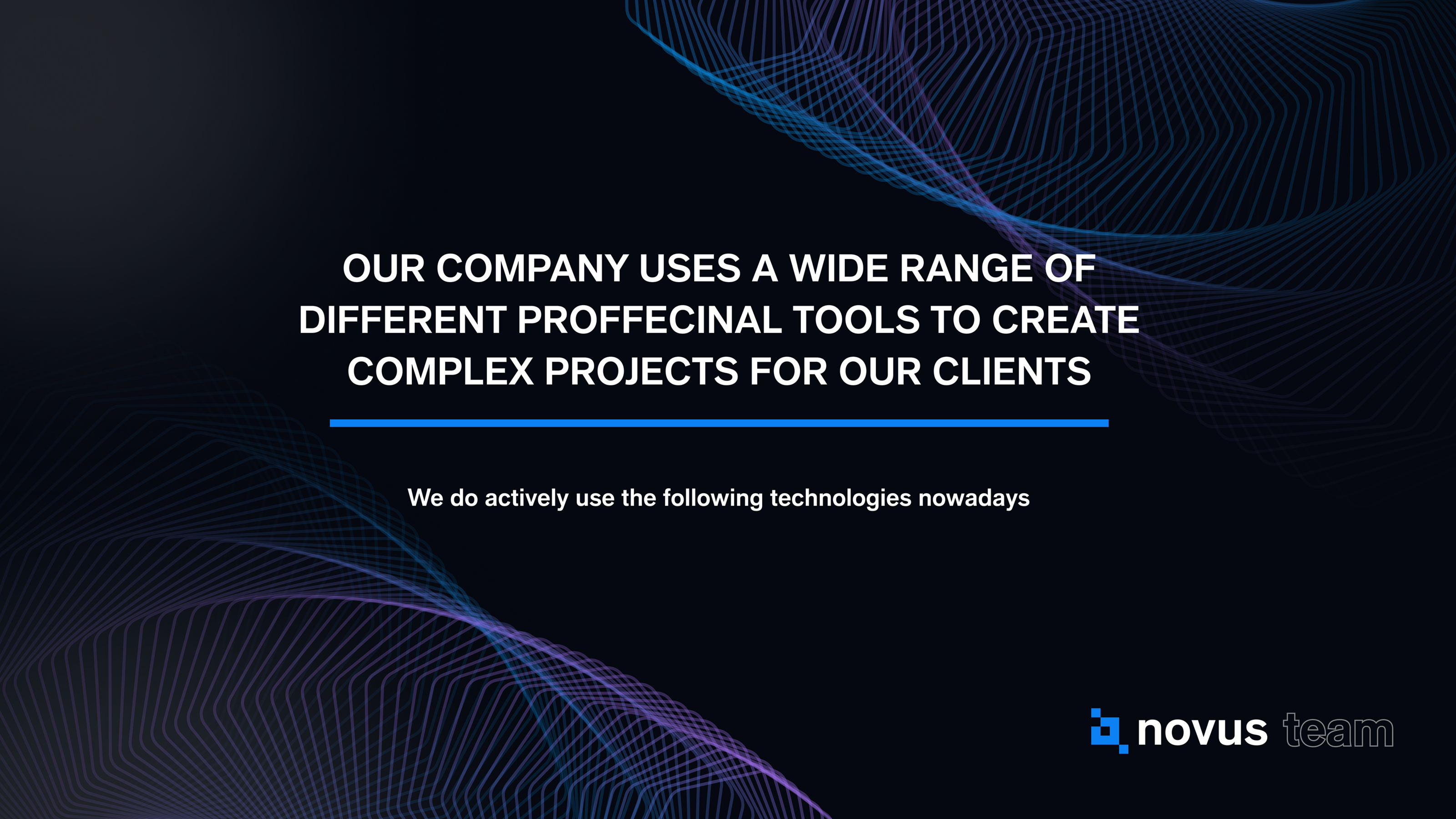 Novus team projects presentation — Изображение №3 — Интерфейсы, Брендинг на Dprofile