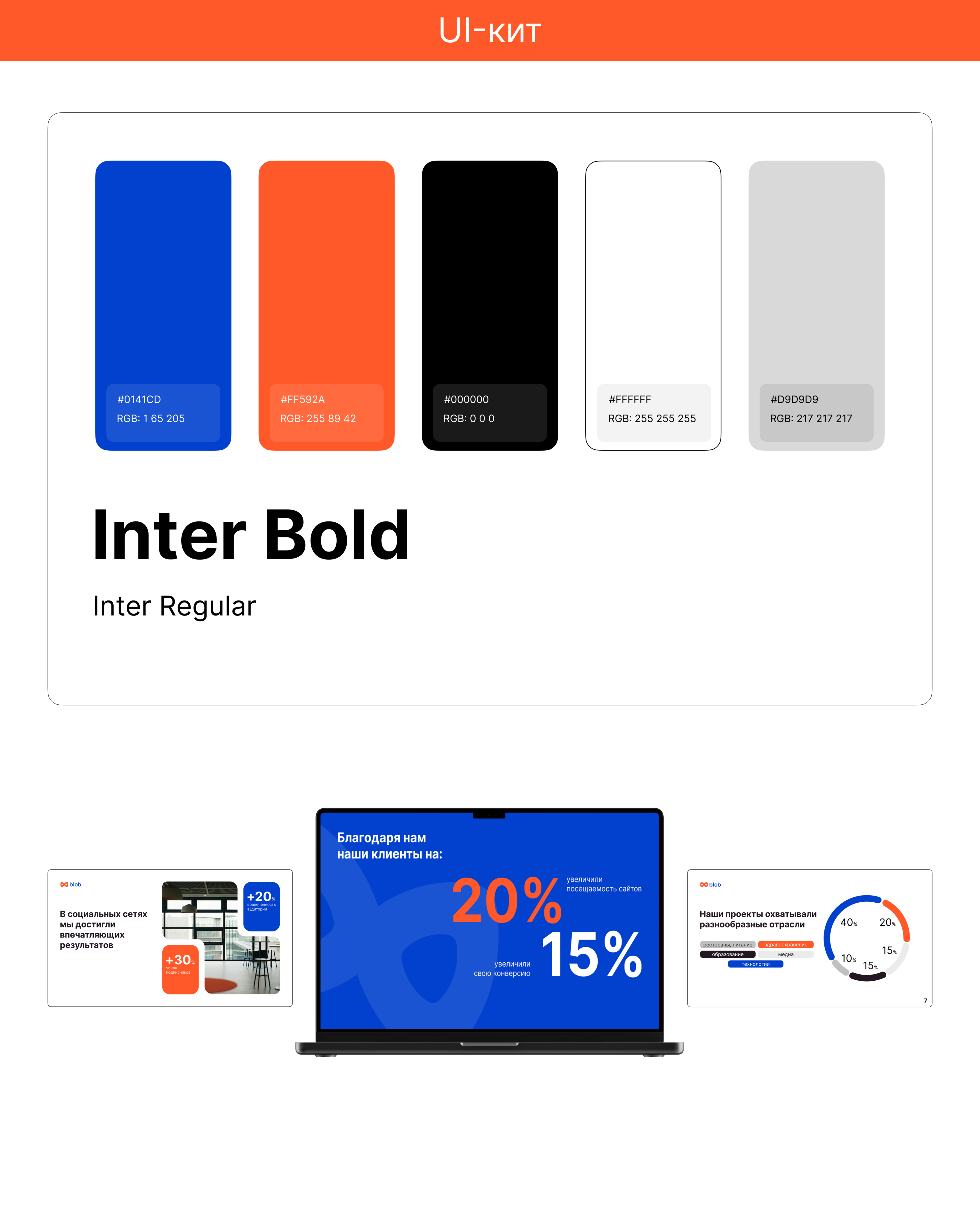 Презентация для маркетингового агентства blob — Изображение №4 — Графика, Маркетинг на Dprofile