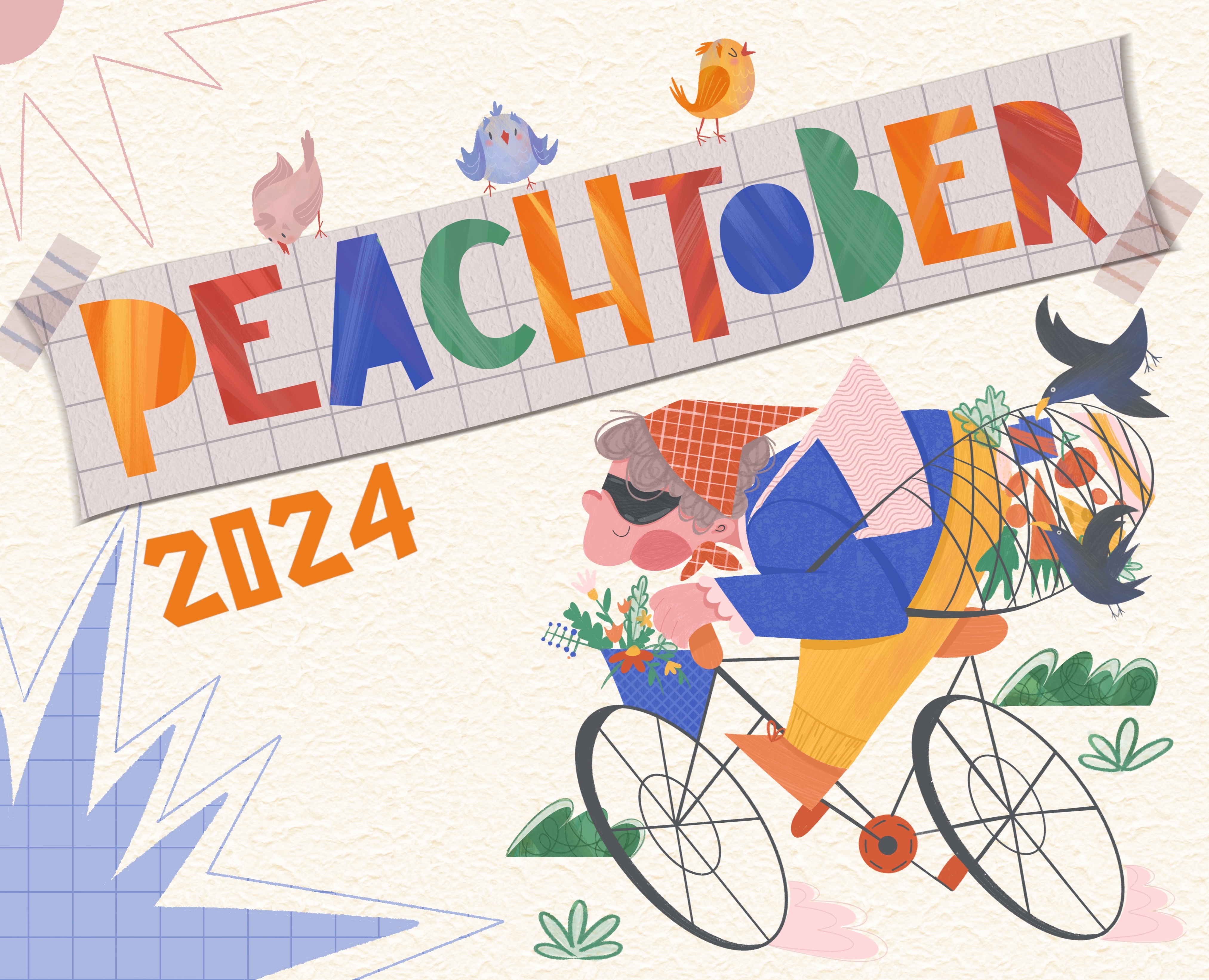 Peachtober 2024 — Иллюстрация на Dprofile