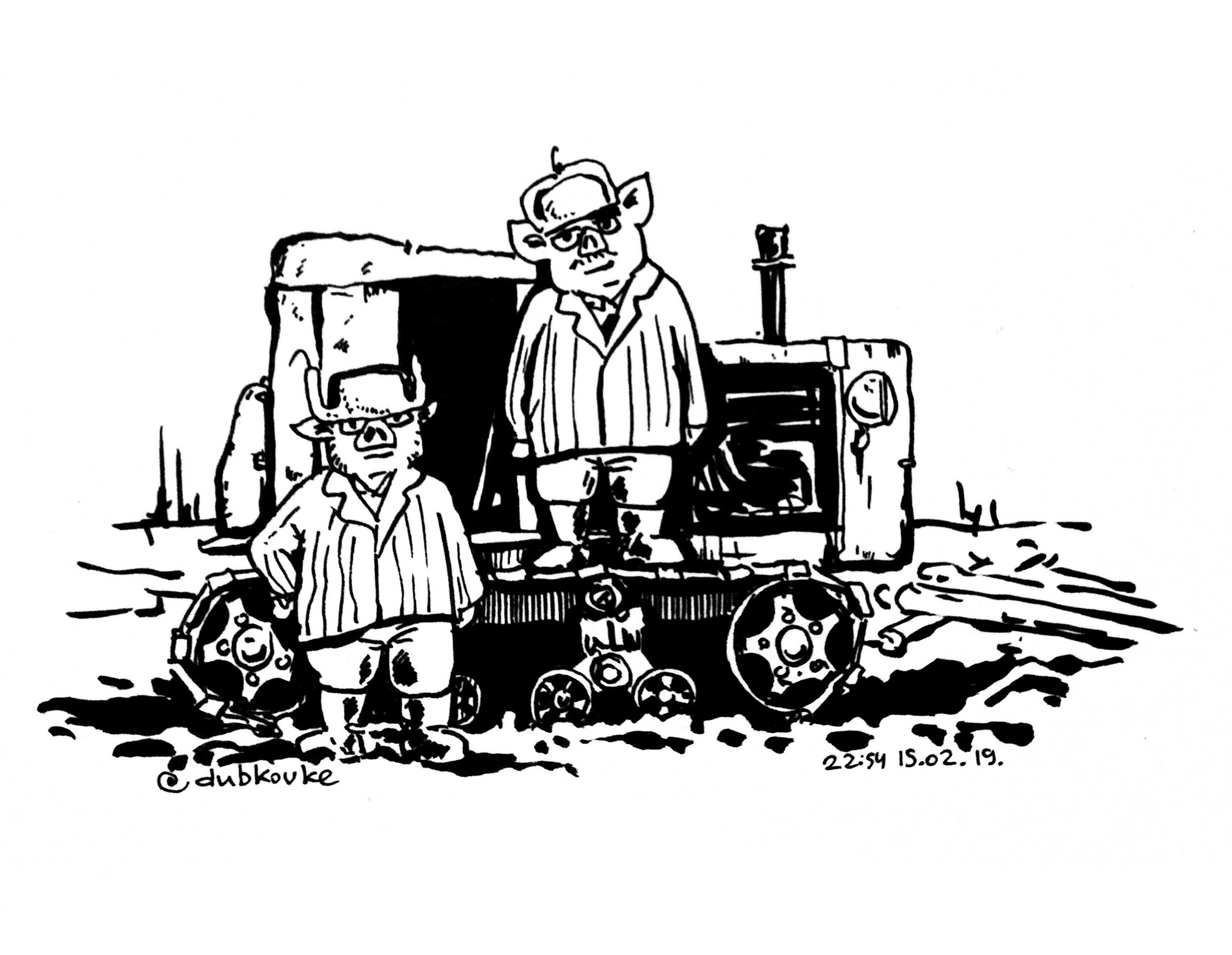 Свинки из глубинки — Изображение №6 — Иллюстрация, Графика на Dprofile