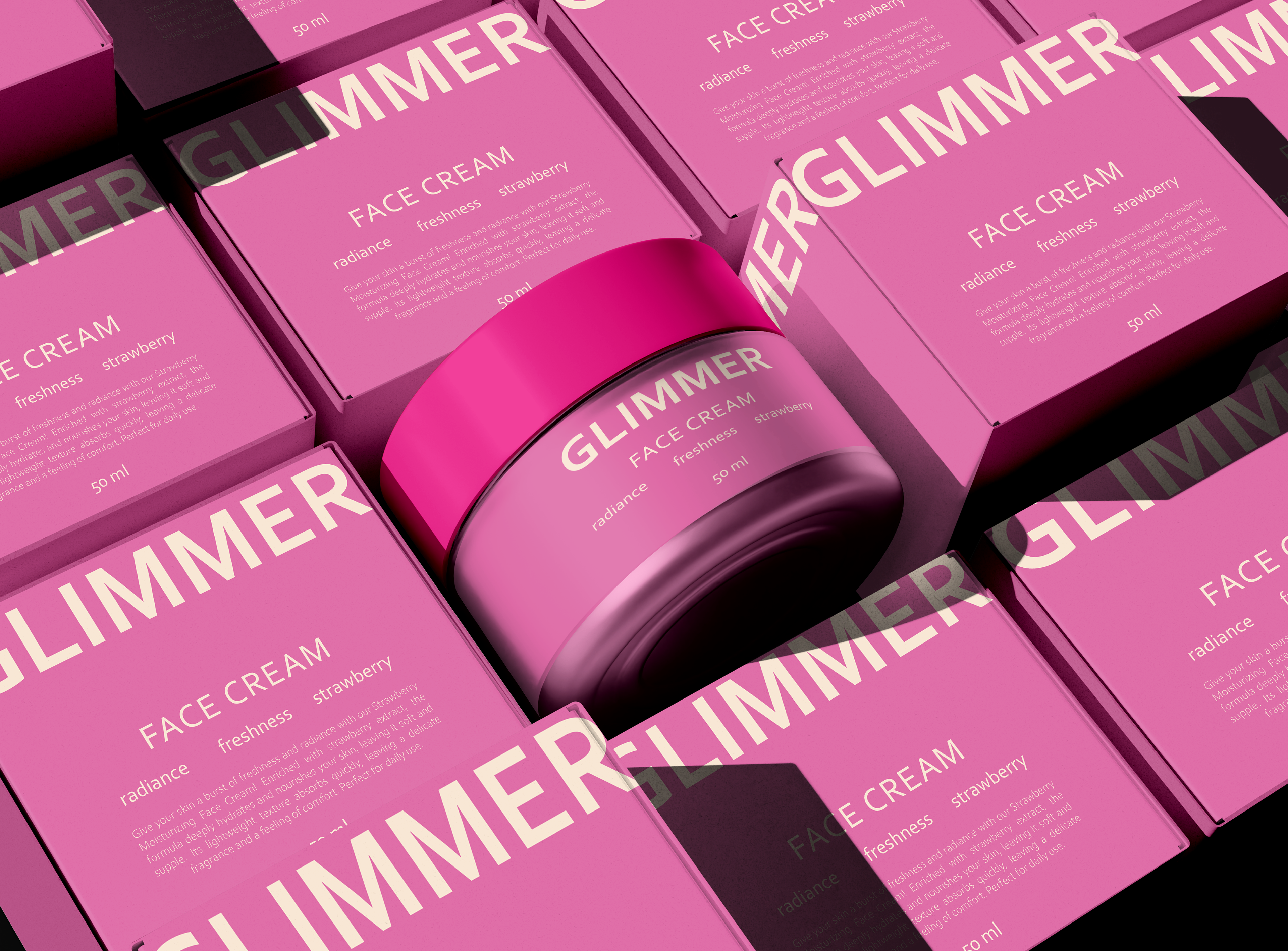 GLIMMER Cosmetics Brand Identity — Изображение №4 — Брендинг на Dprofile