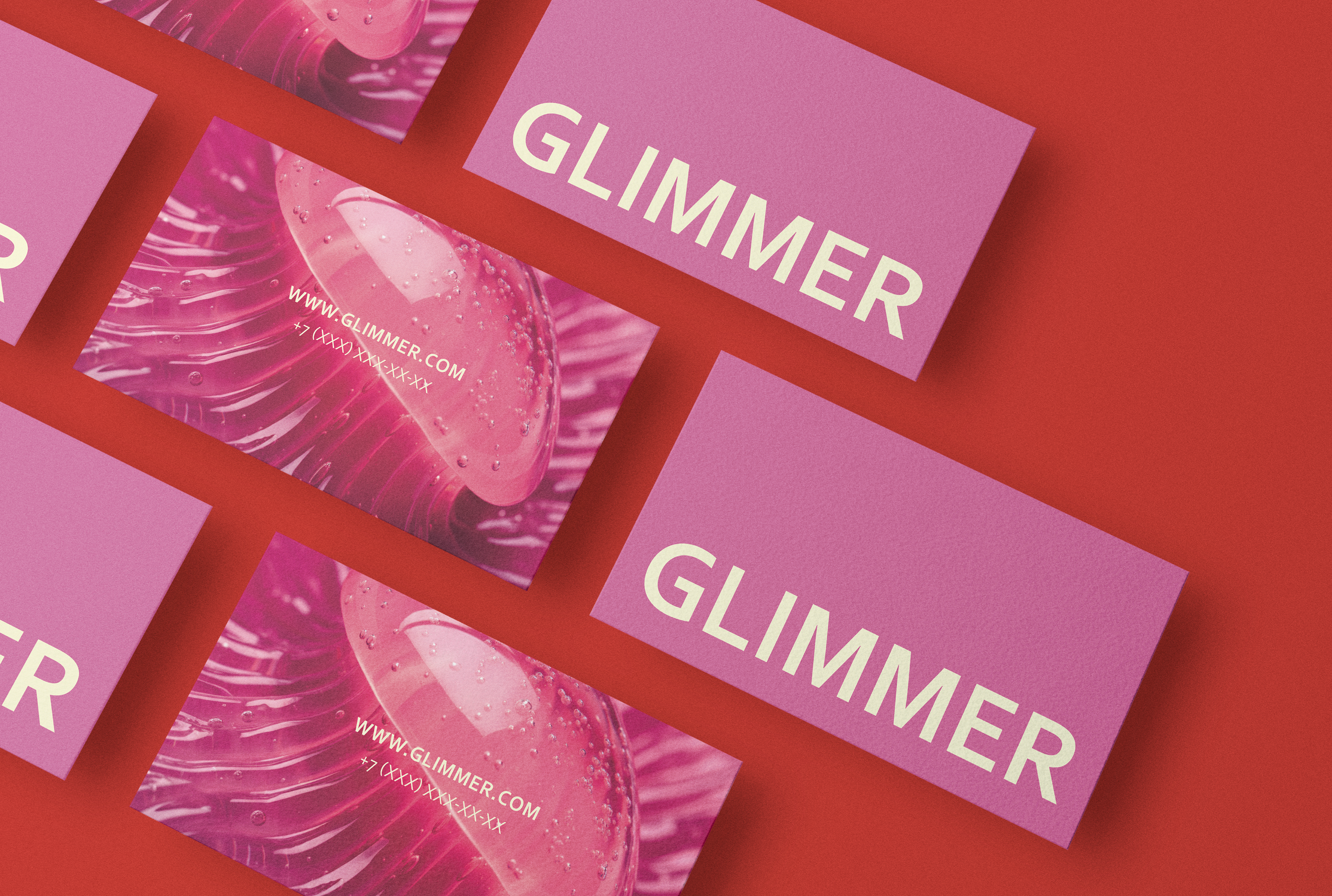 GLIMMER Cosmetics Brand Identity — Изображение №7 — Брендинг на Dprofile