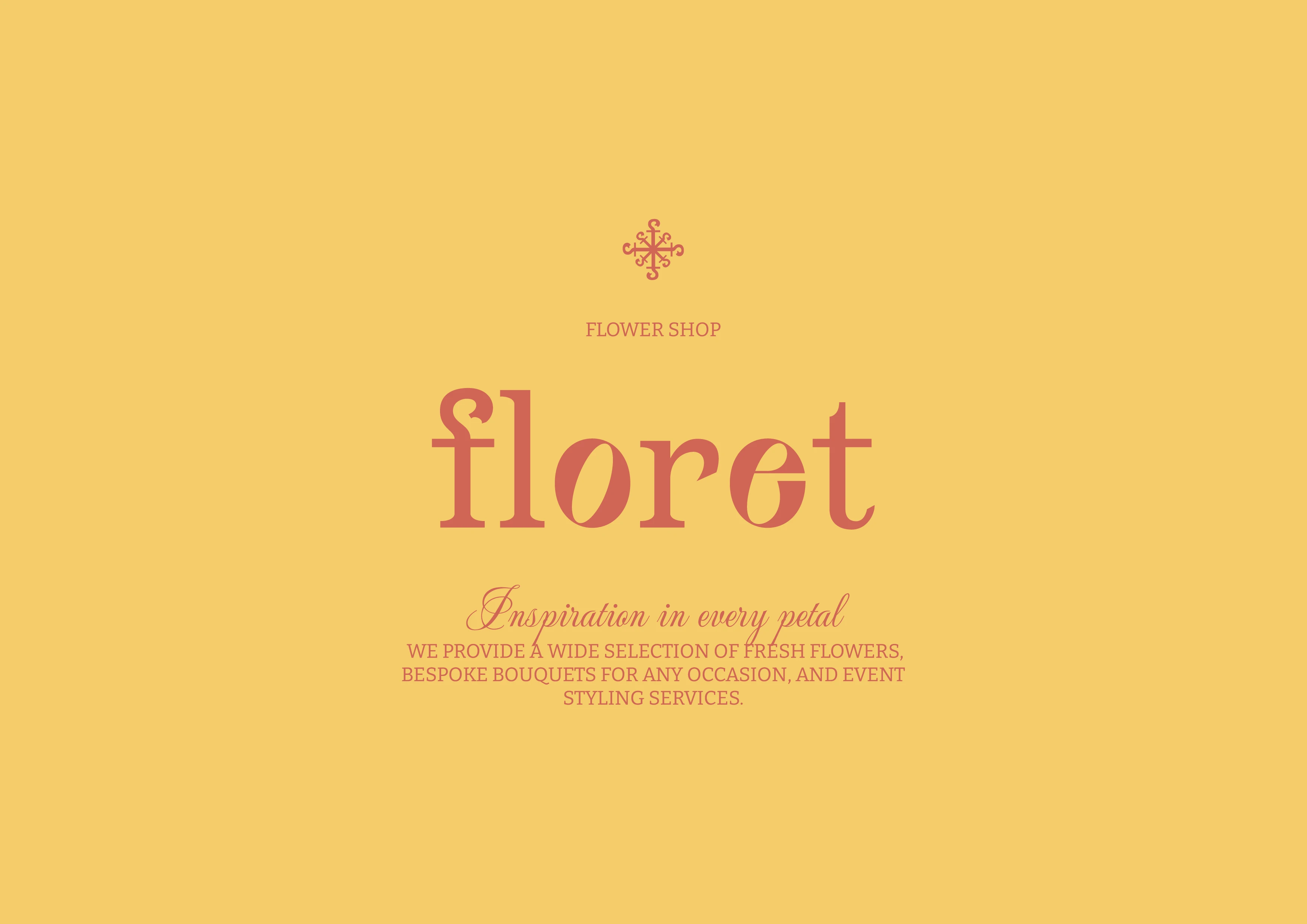 Фирменный стиль для цветочного магазина "floret" — Изображение №5 — Брендинг, Графика на Dprofile