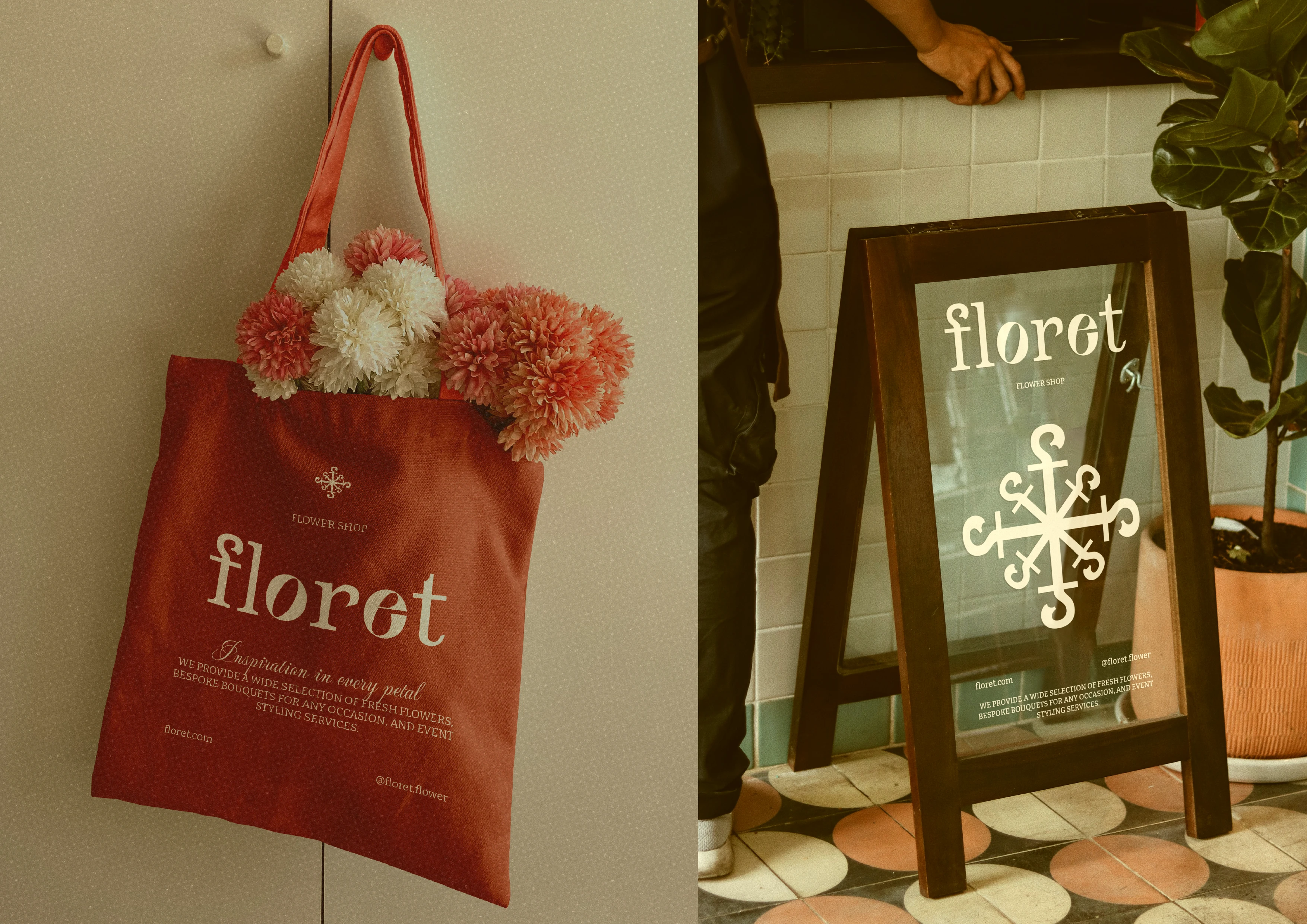 Фирменный стиль для цветочного магазина "floret" — Изображение №22 — Брендинг, Графика на Dprofile