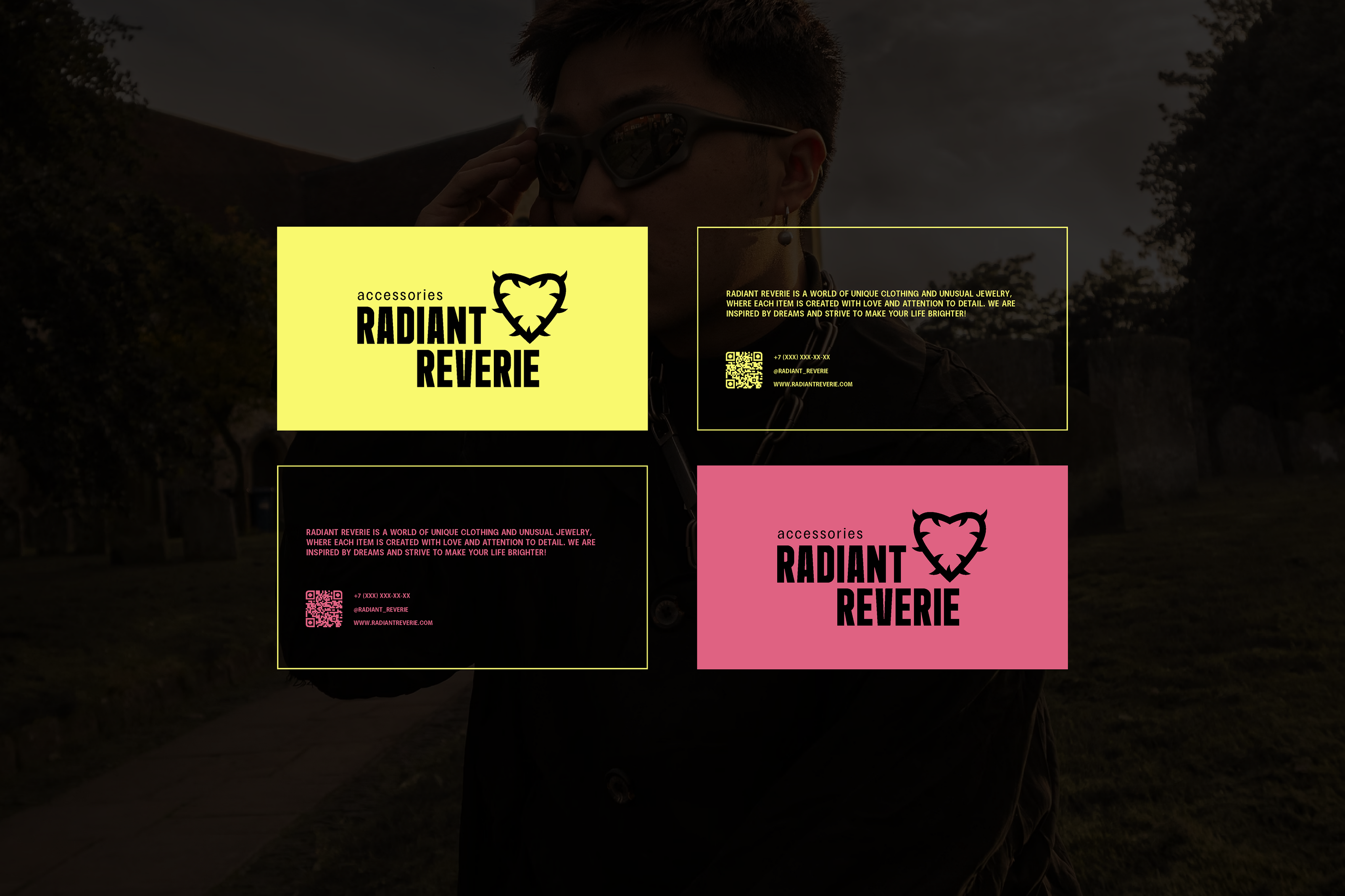 Фирменный стиль для бренда украшений RADIANT REVERIE — Изображение №9 — Брендинг на Dprofile