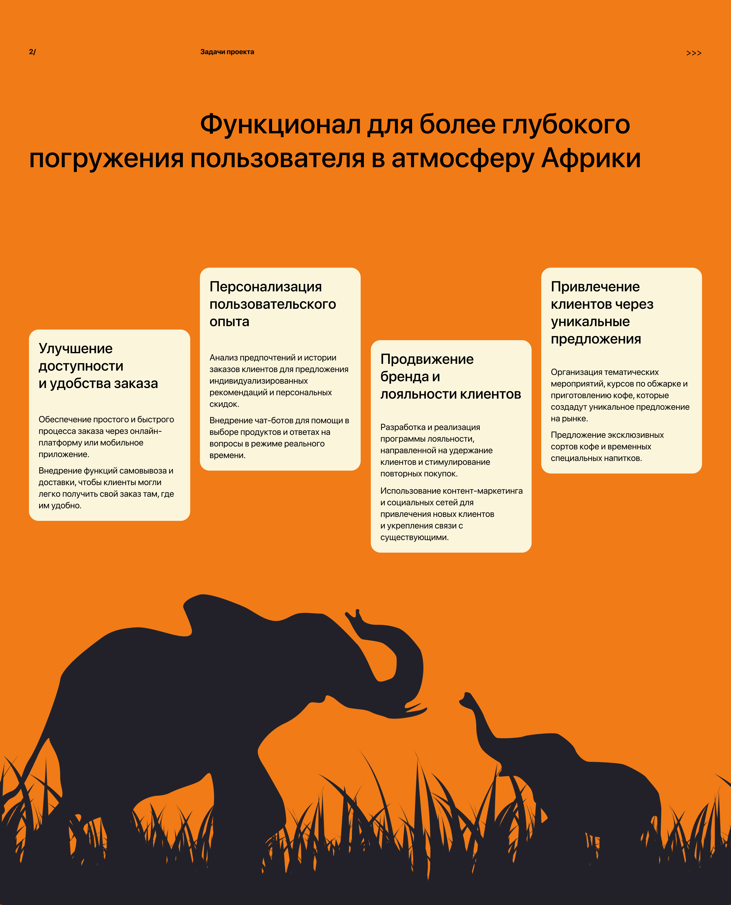 Лендинг для кофейни Африка — Изображение №3 — Интерфейсы, Графика на Dprofile