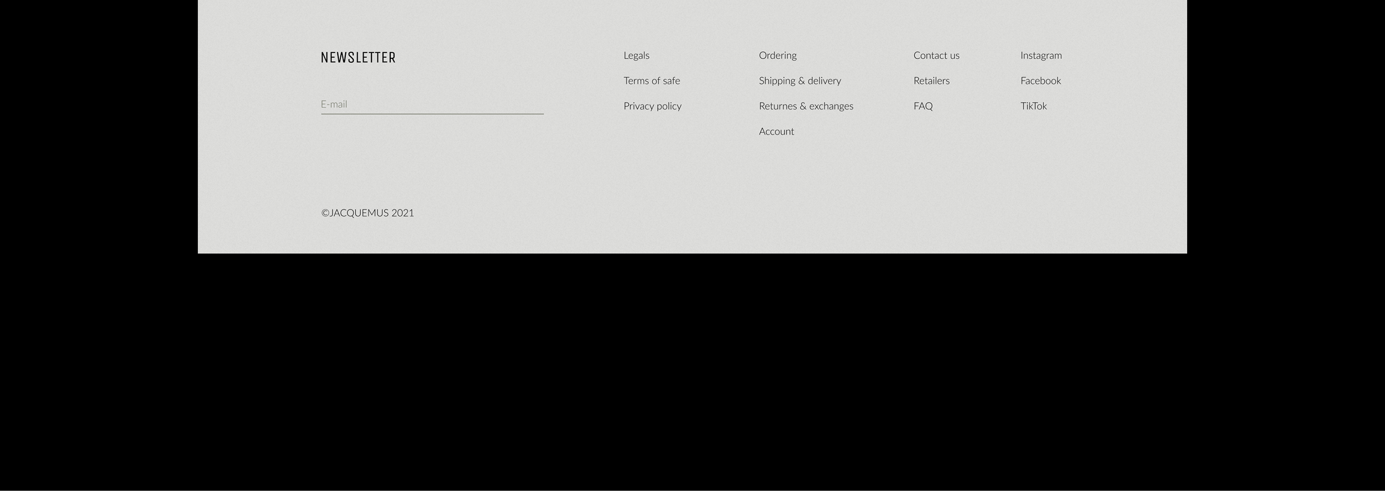 JACQUEMUS Website — Изображение №6 — Интерфейсы, Графика на Dprofile