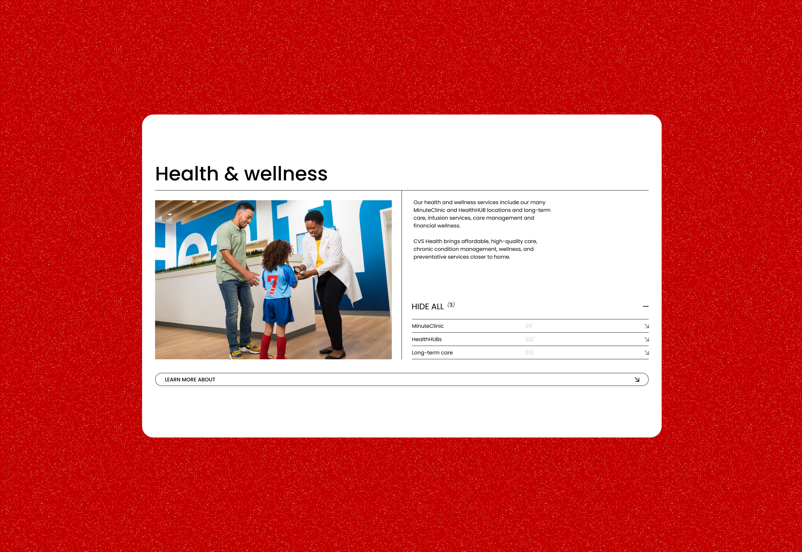 CVS HEALTH website — Изображение №12 — Интерфейсы, Брендинг на Dprofile