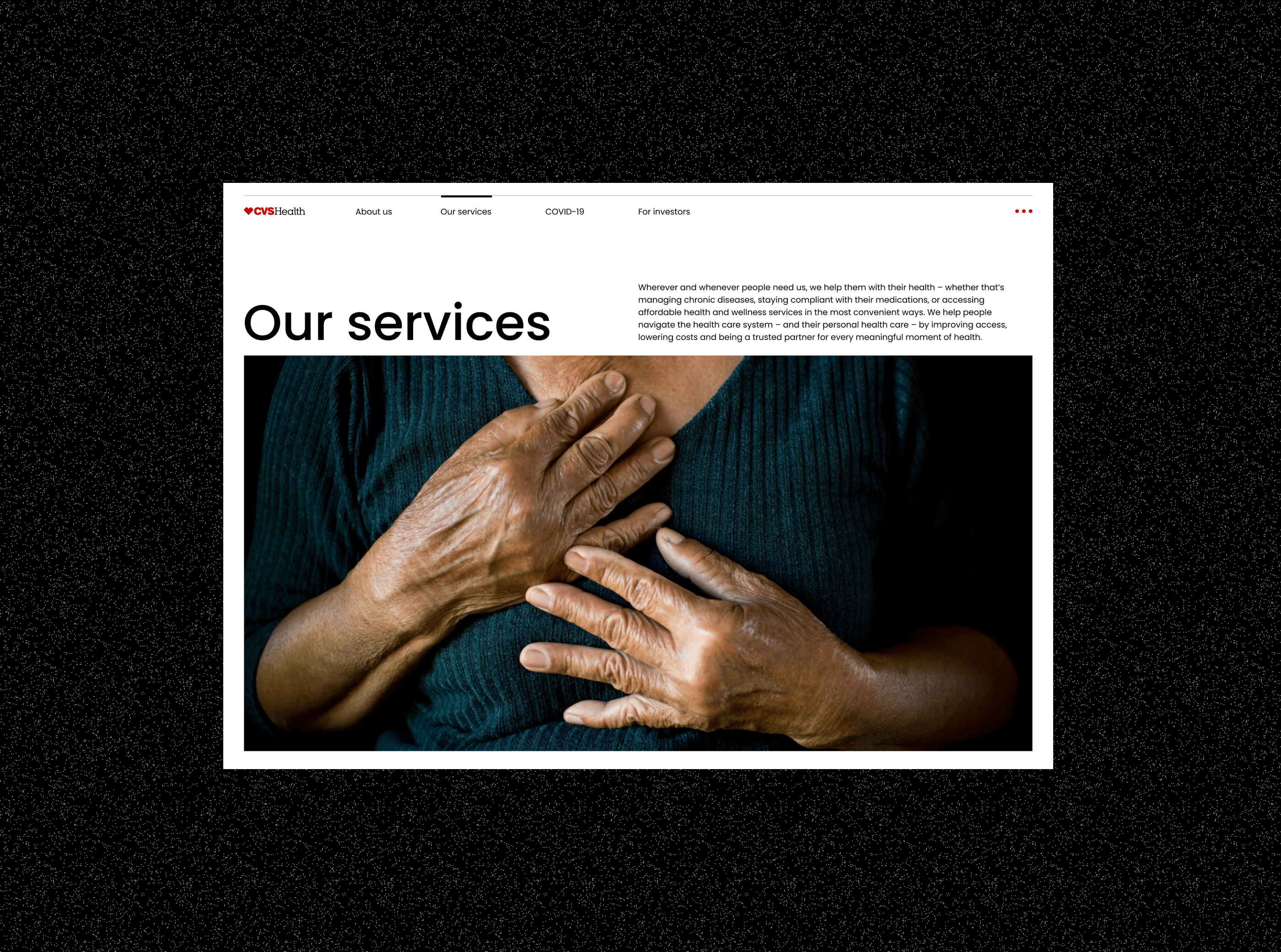 CVS HEALTH website — Изображение №9 — Интерфейсы, Брендинг на Dprofile